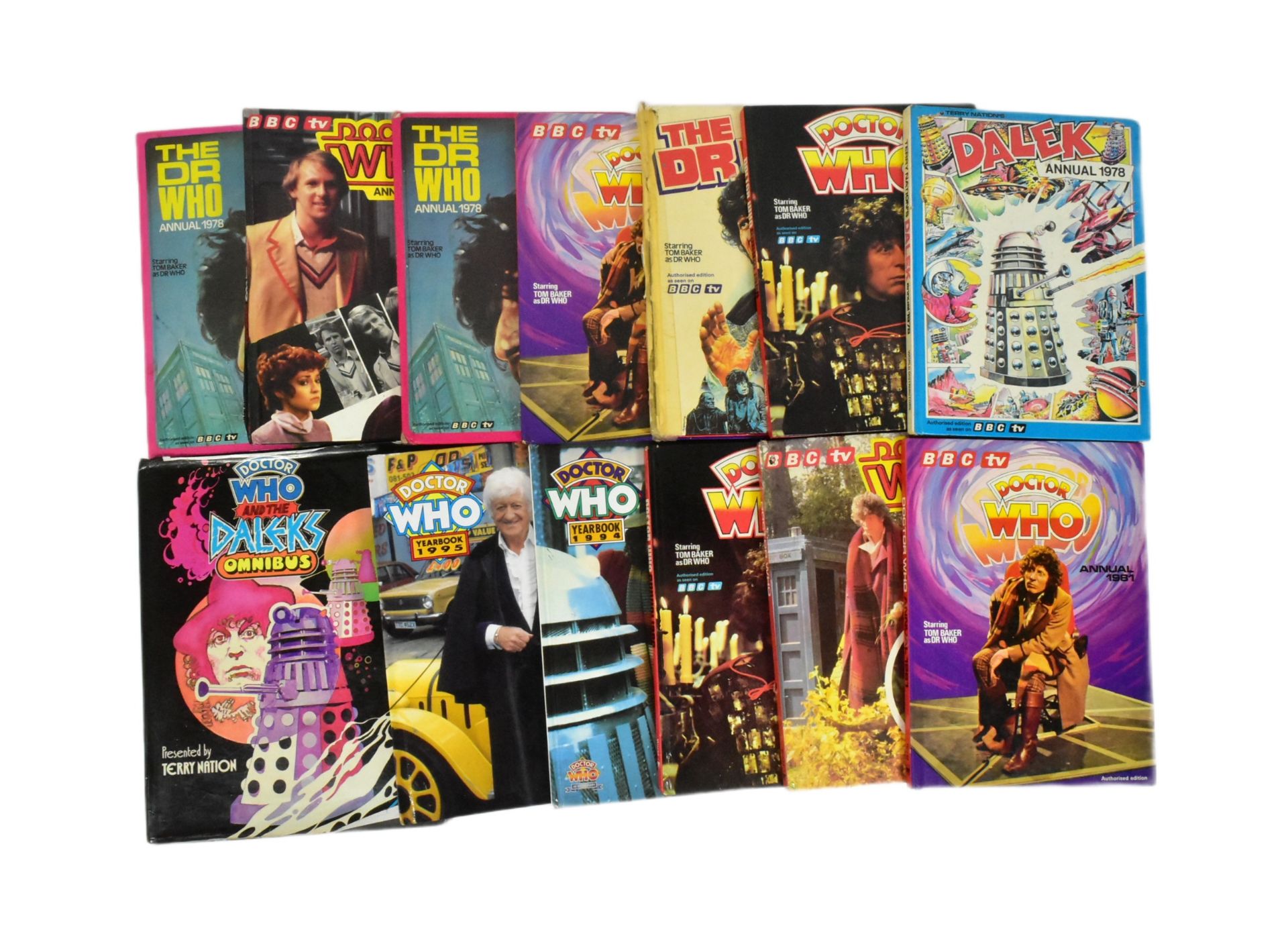 DOCTOR WHO - COLLECTION OF VINTAGE DR WHO ANNUALS