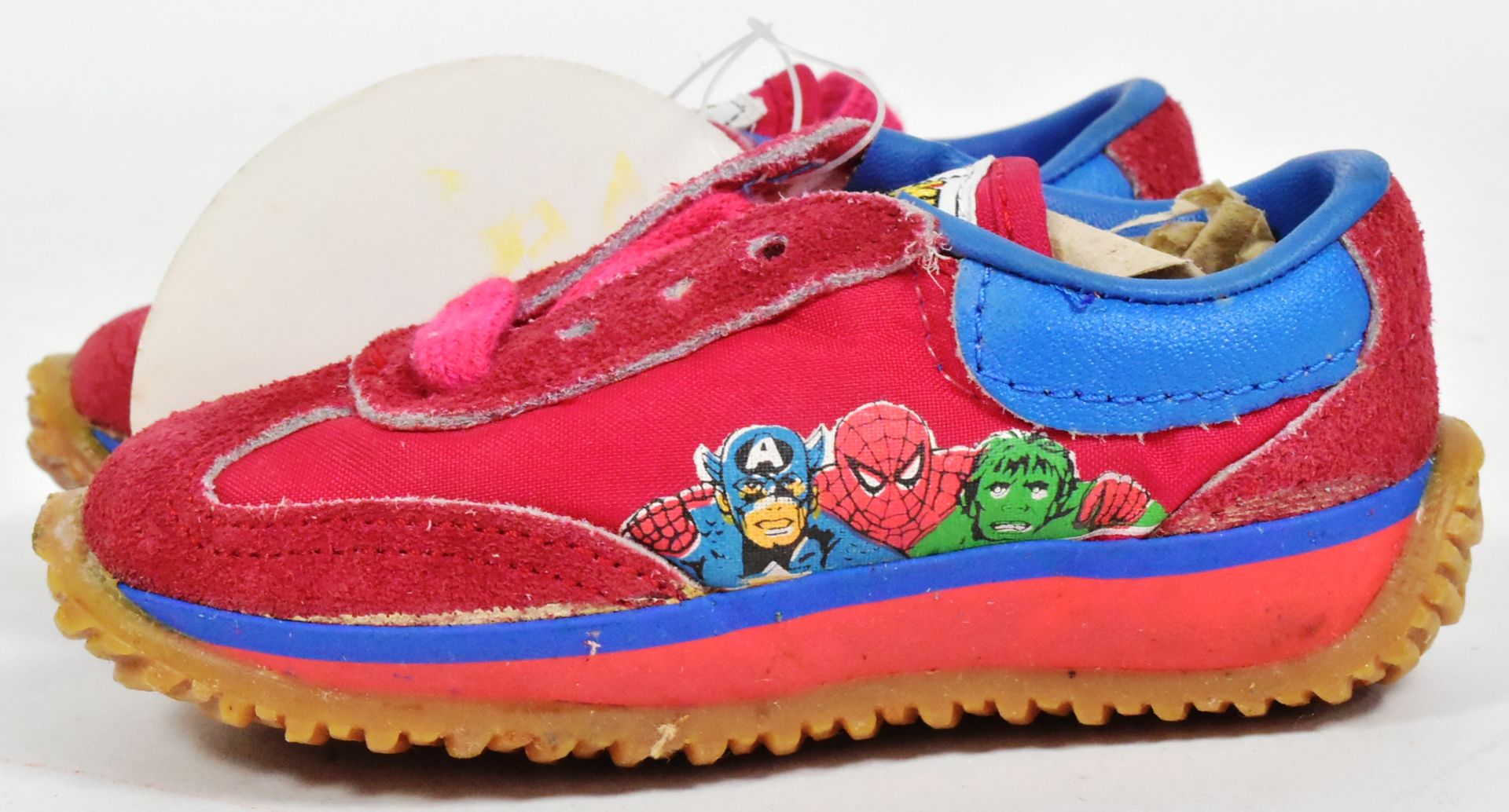 MARVEL COMICS - MIGHTY MARVELS - VINTAGE 1980 CHILDREN'S SHOES - Bild 3 aus 6