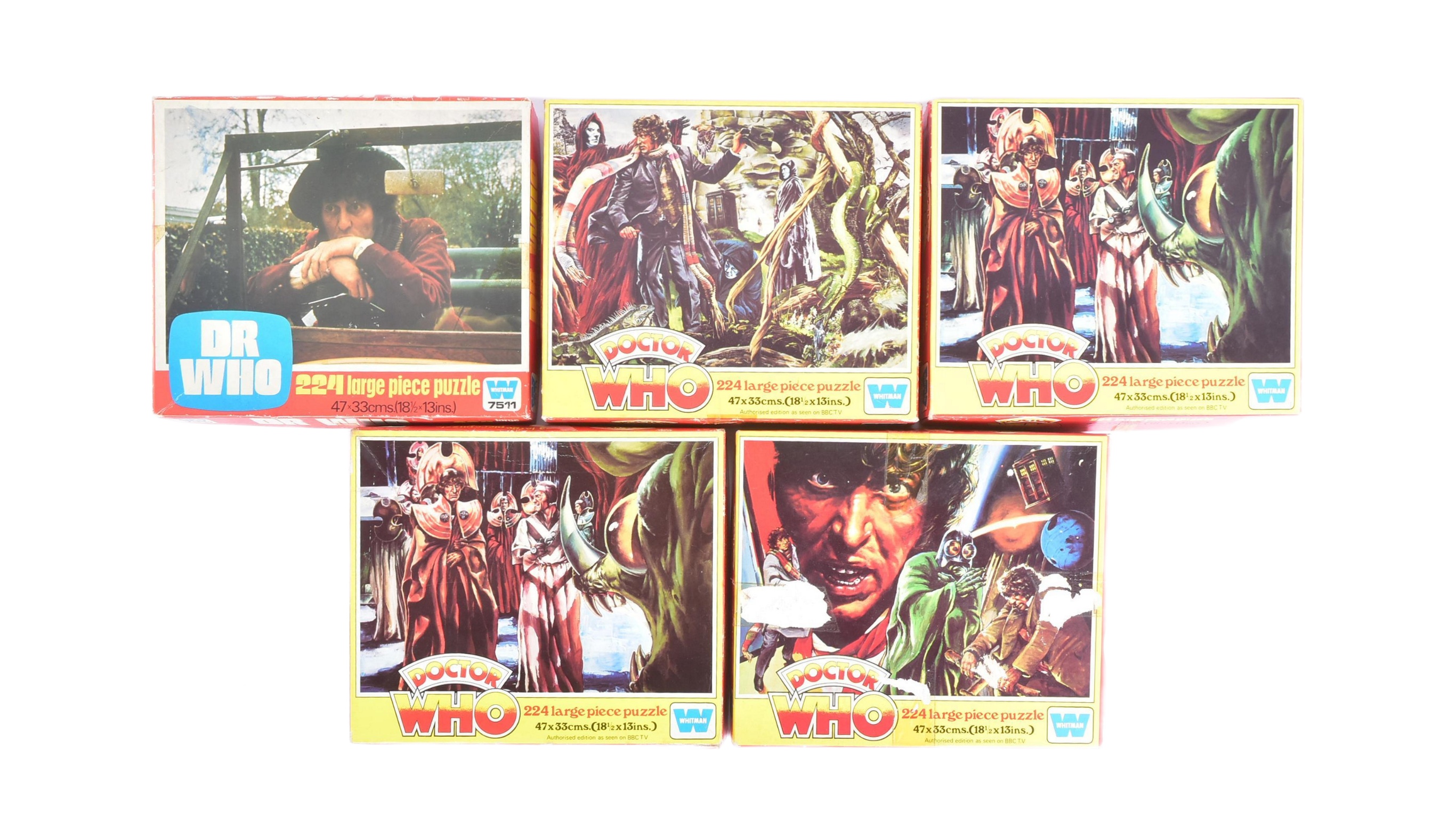 DOCTOR WHO - COLLECTION OF VINTAGE JIGSAW PUZZLES