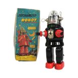 VINTAGE JAPANESE BATTERY OPERATED ROBBY THE ROBOT