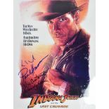 INDIANA JONES - THE LAST CRUSADE - X4 SIGNED 8X10" POSTER PHOTO
