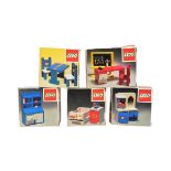 LEGO - COLLECTION OF X5 VINTAGE LEGO SETS