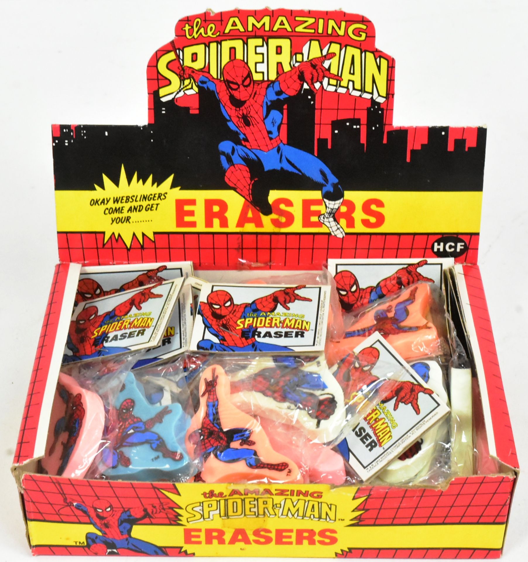 MARVEL COMICS - RACK PACK WATER PISTOL & ERASERS - Image 3 of 5