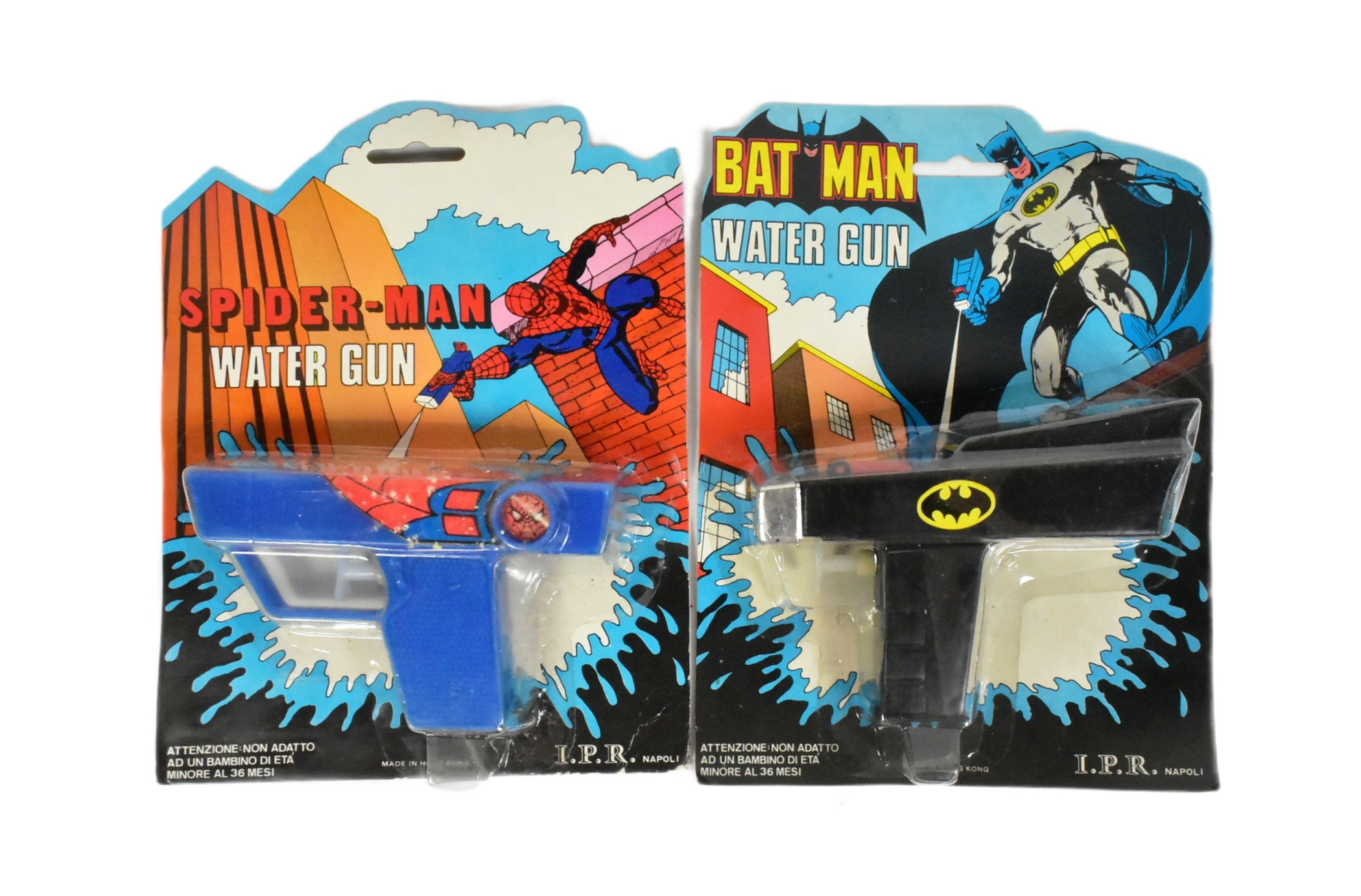 MARVEL & DC - RACK PACK WATER PISTOL TOYS - CARDED