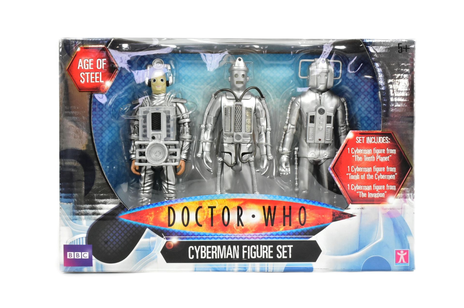 DOCTOR WHO - CHARACTER OPTIONS - AGE OF STEEL CYBERMAN FIGURE SET