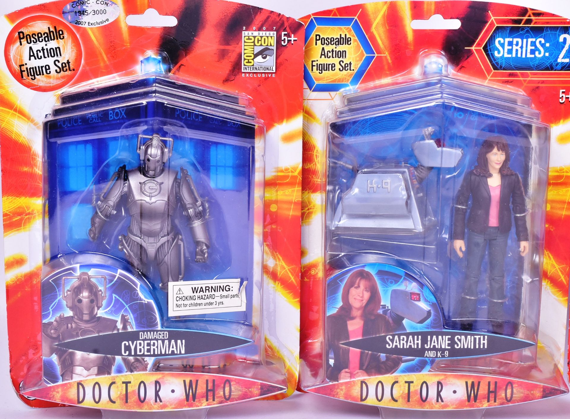 DOCTOR WHO - CHARACTER OPTIONS / UT TOYS - CARDED ACTION FIGURES - Image 2 of 4