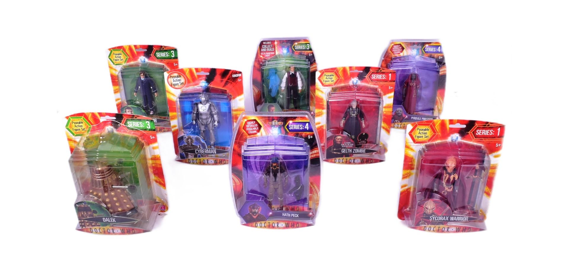 DOCTOR WHO - CHARACTER OPTIONS - CARDED ACTION FIGURES