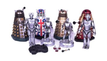 DOCTOR WHO - ELECTRONIC TOYS - DALEKS & CYBERMEN FIGURES