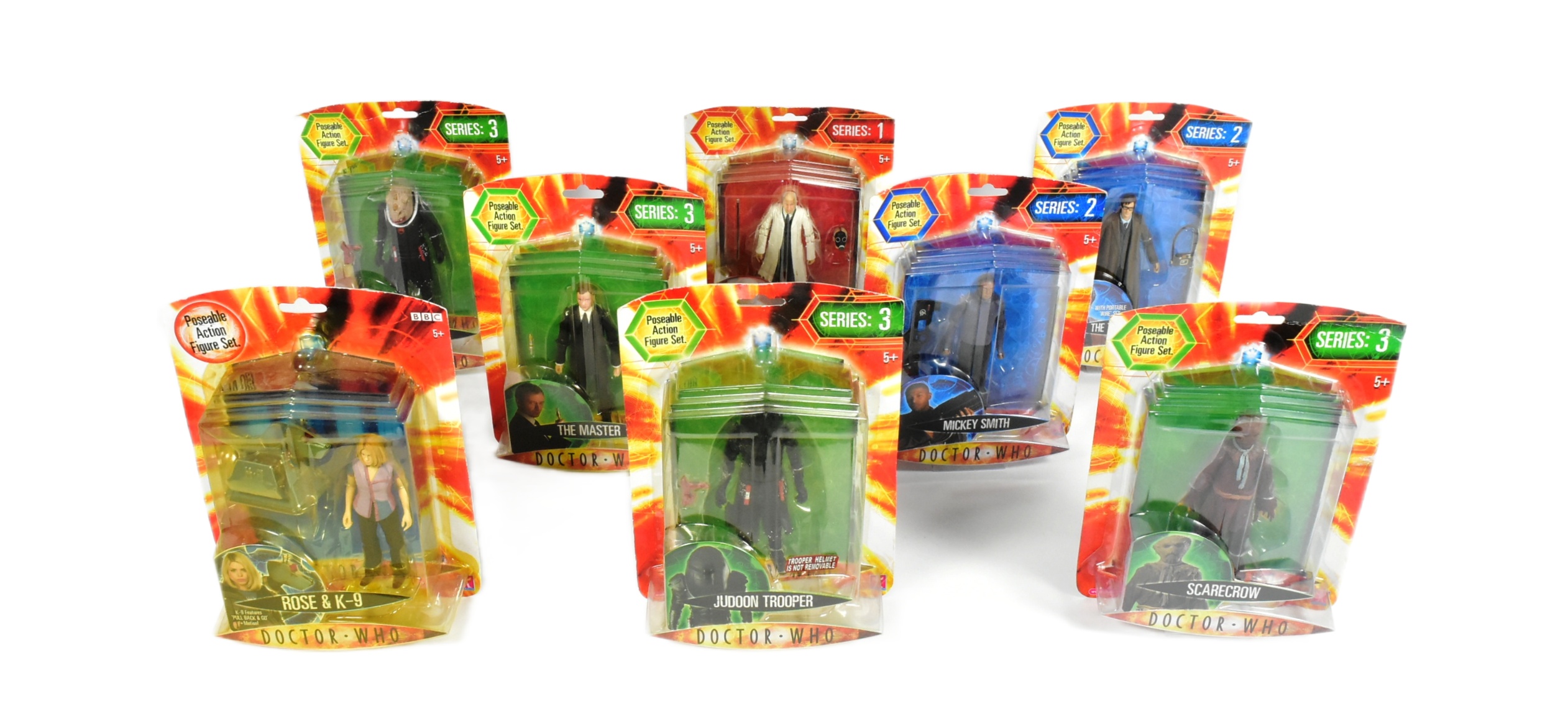 DOCTOR WHO - CHARACTER OPTIONS - CARDED ACTION FIGURES