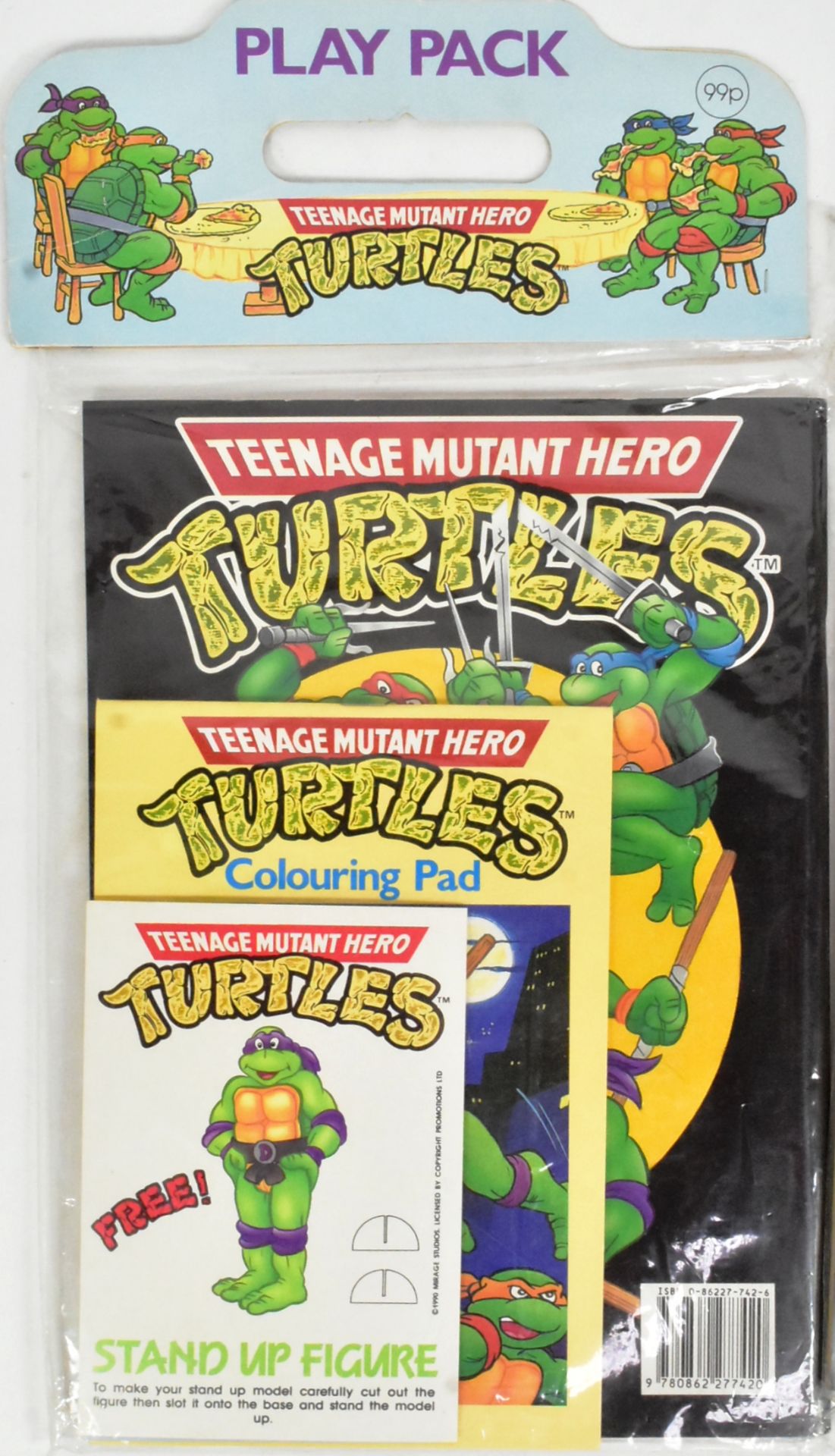 TEENAGE MUTANT HERO TURTLES - VINTAGE 1989 PLAY PACK SETS - Image 3 of 4