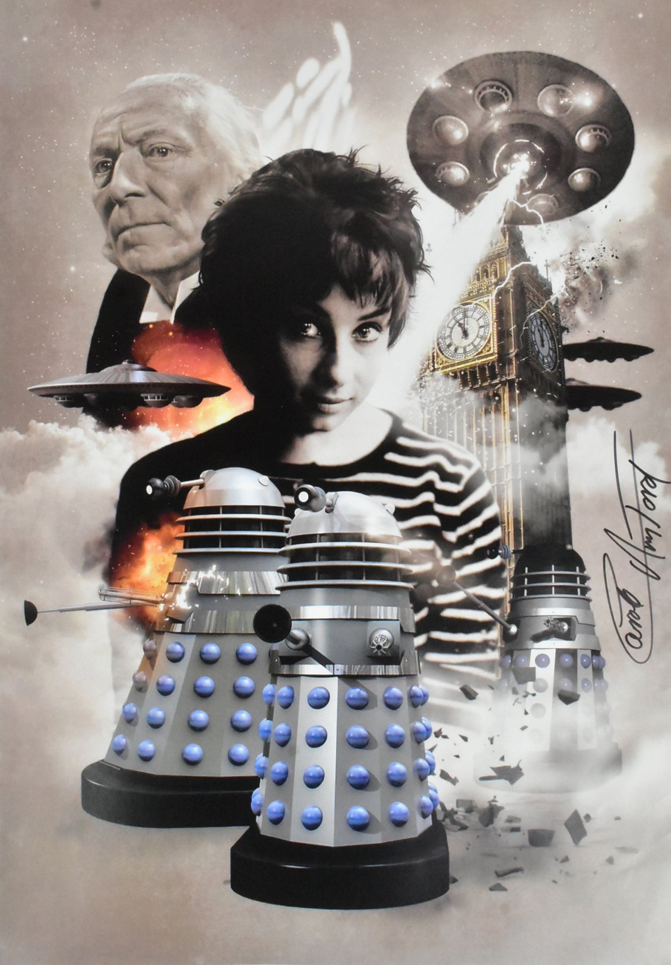 DOCTOR WHO - CAROLE ANN FORD (SUSAN) - AUTOGRAPHED POSTER