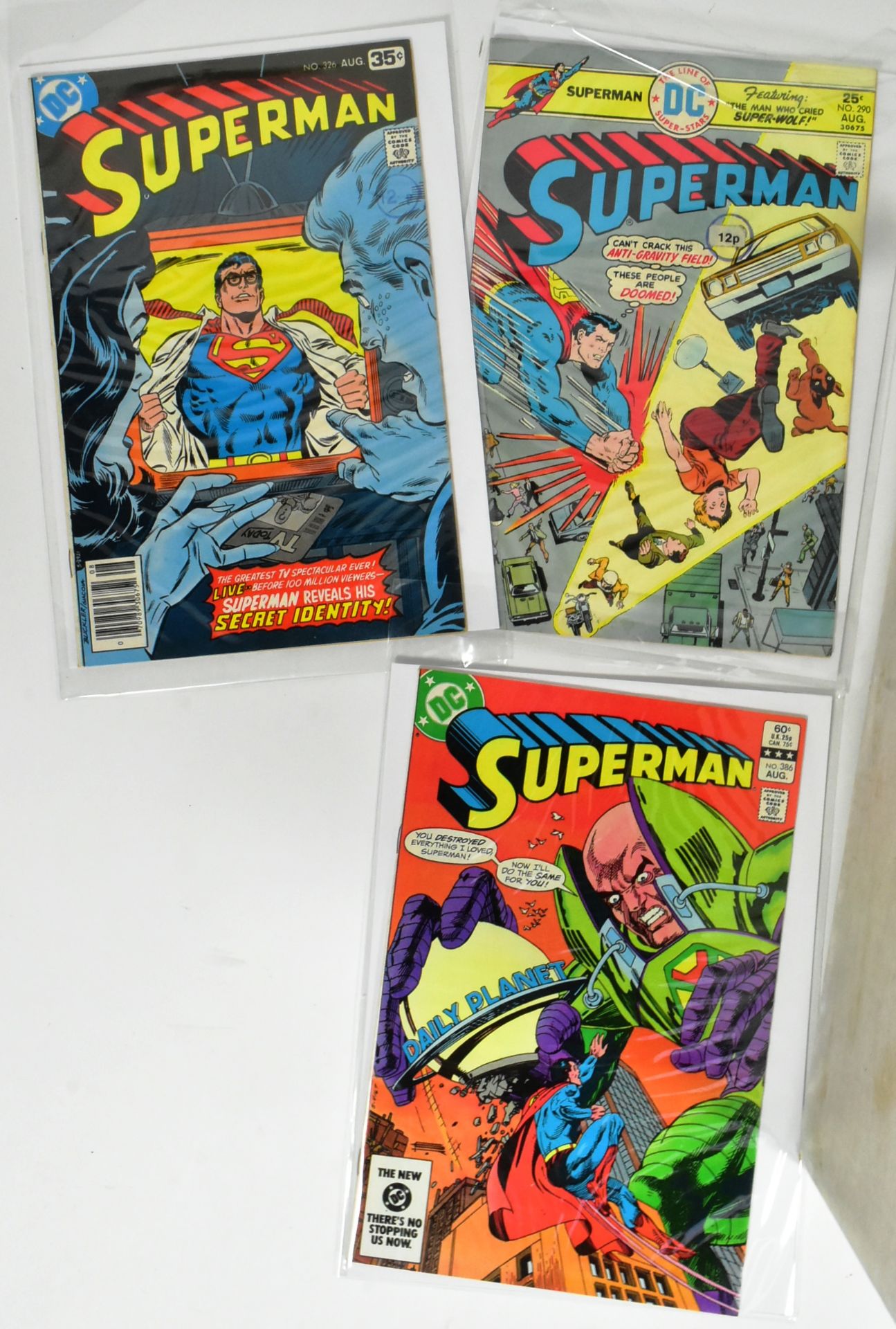 COMICS - COLLECTION OF VINTAGE DC SUPERMAN COMICS - Image 2 of 5
