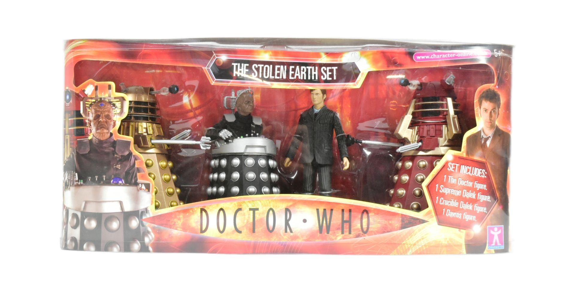 DOCTOR WHO - STOLEN EARTH SET - BOXED ACTION FIGURES