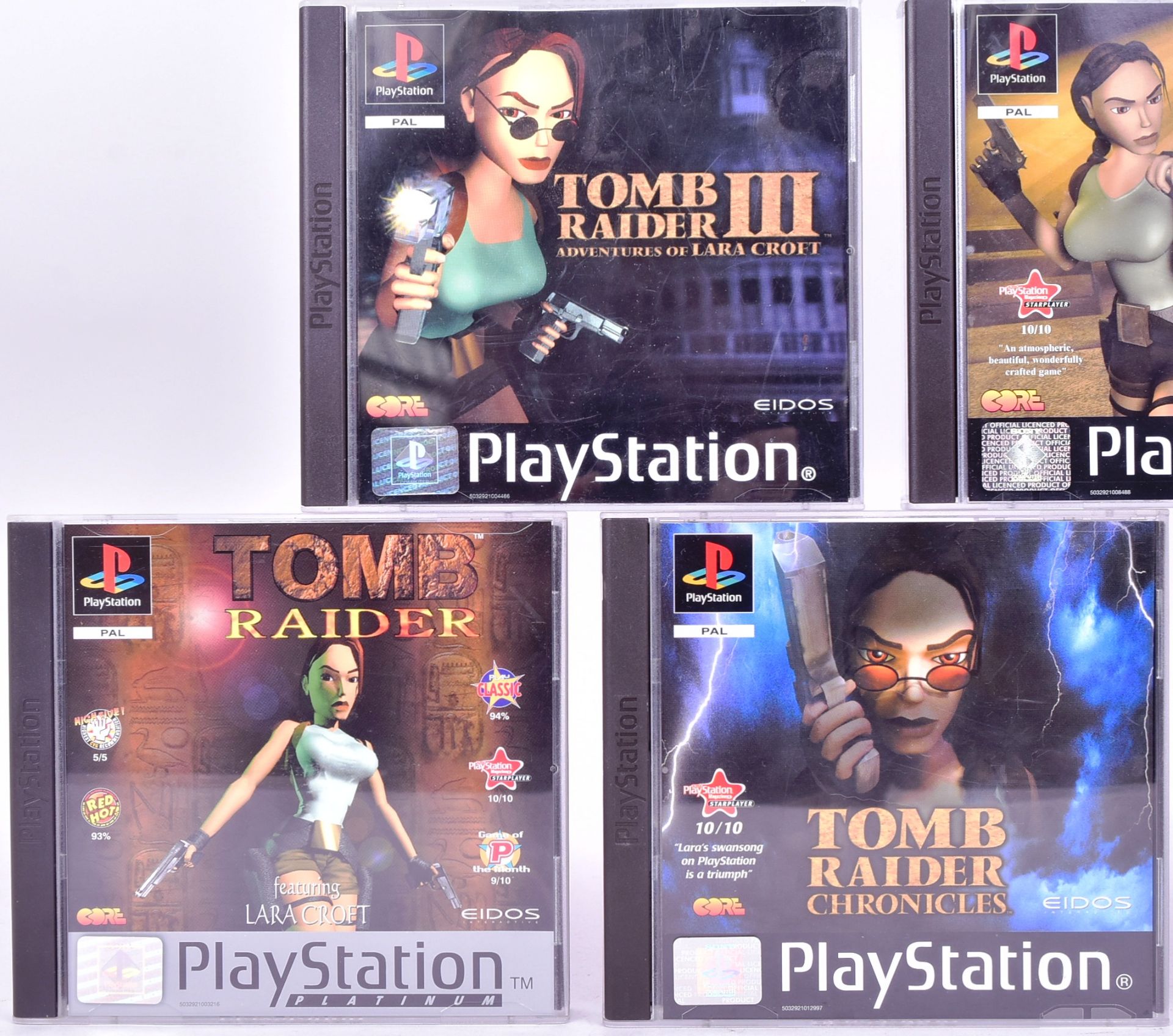RETRO GAMING - PLAYSTATION ONE - X5 TOMB RAIDER GAMES - Image 2 of 5