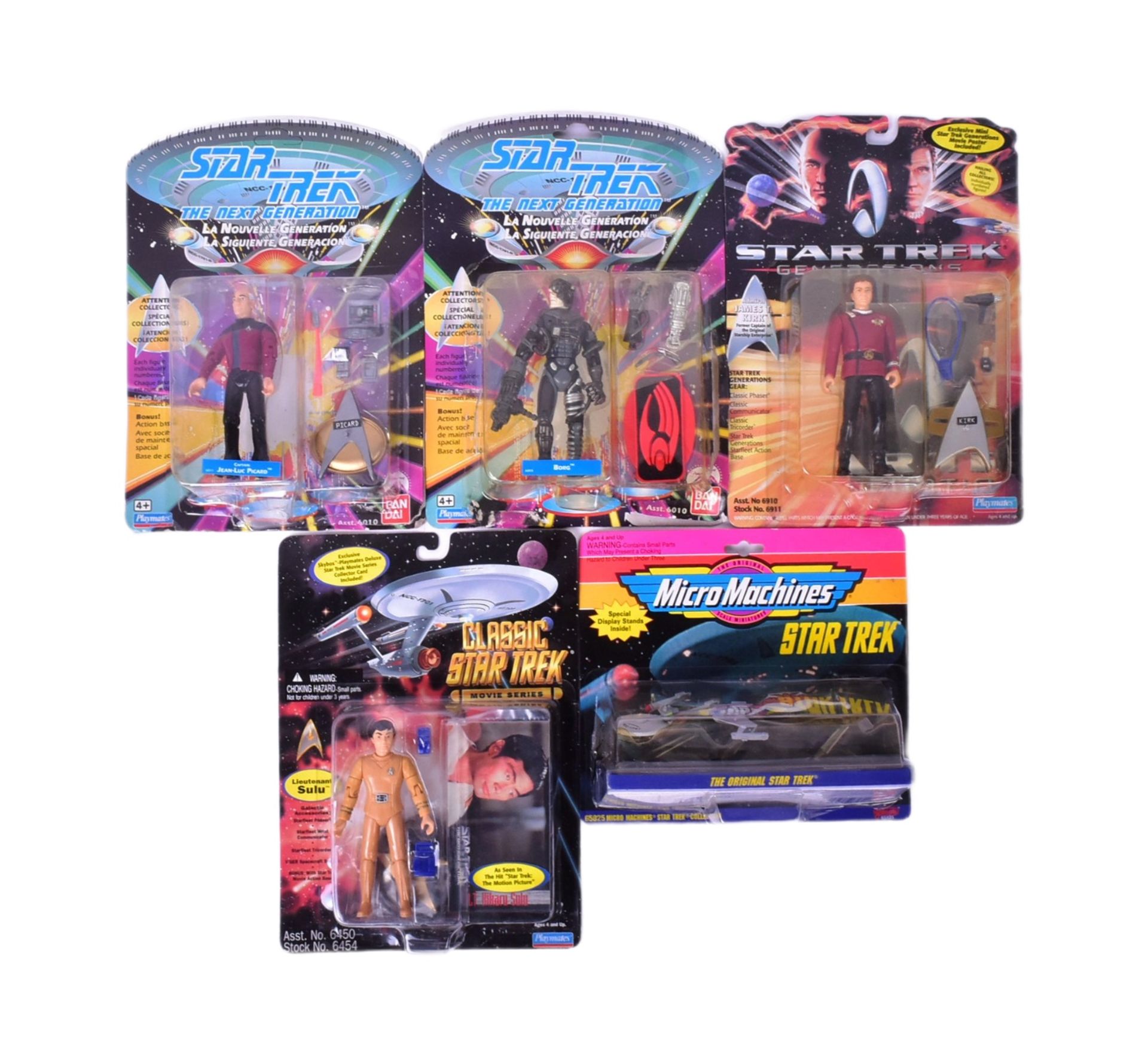 STAR TREK - COLLECTION OF PLAYSET ACTION FIGURES