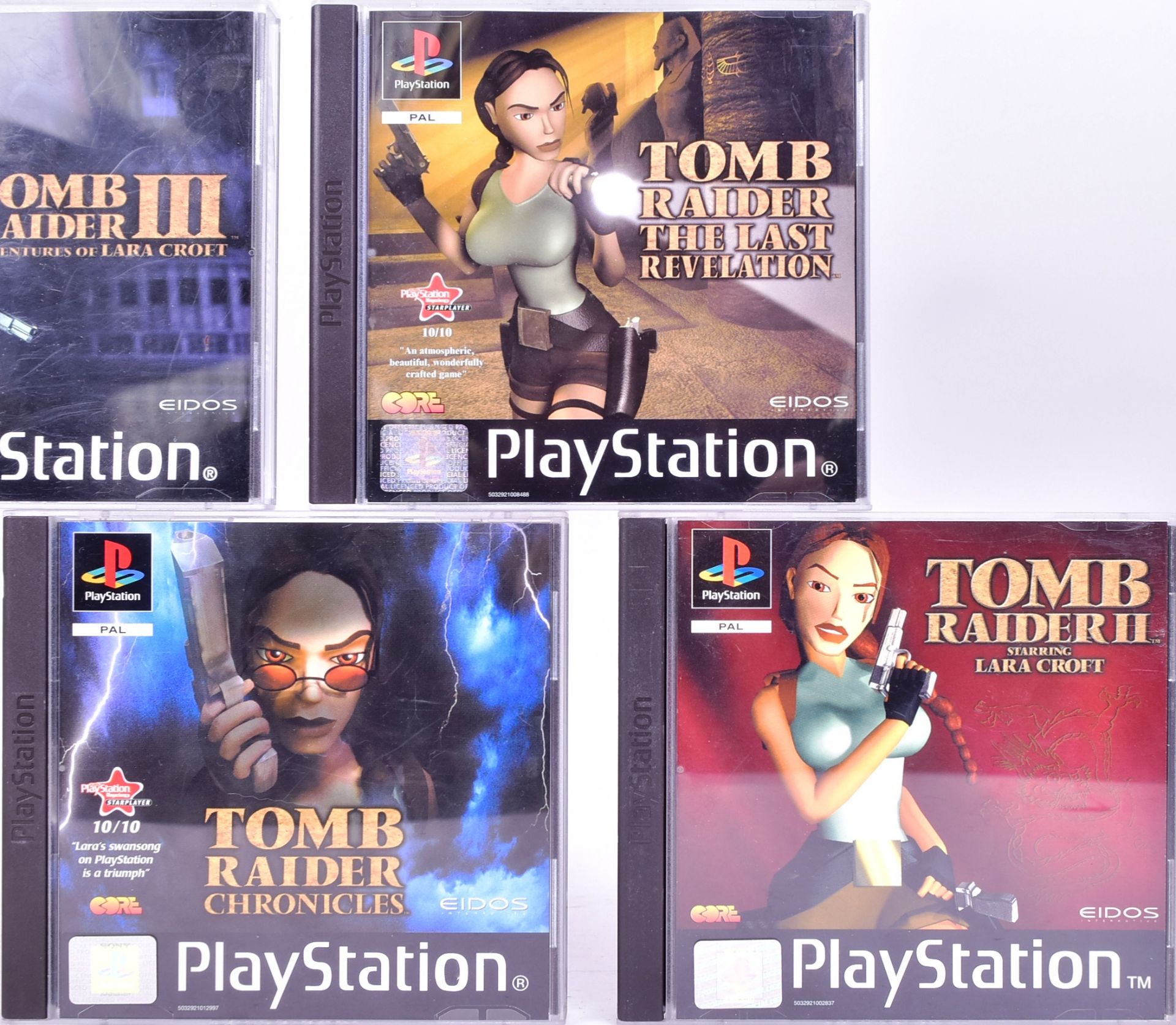RETRO GAMING - PLAYSTATION ONE - X5 TOMB RAIDER GAMES - Image 3 of 5
