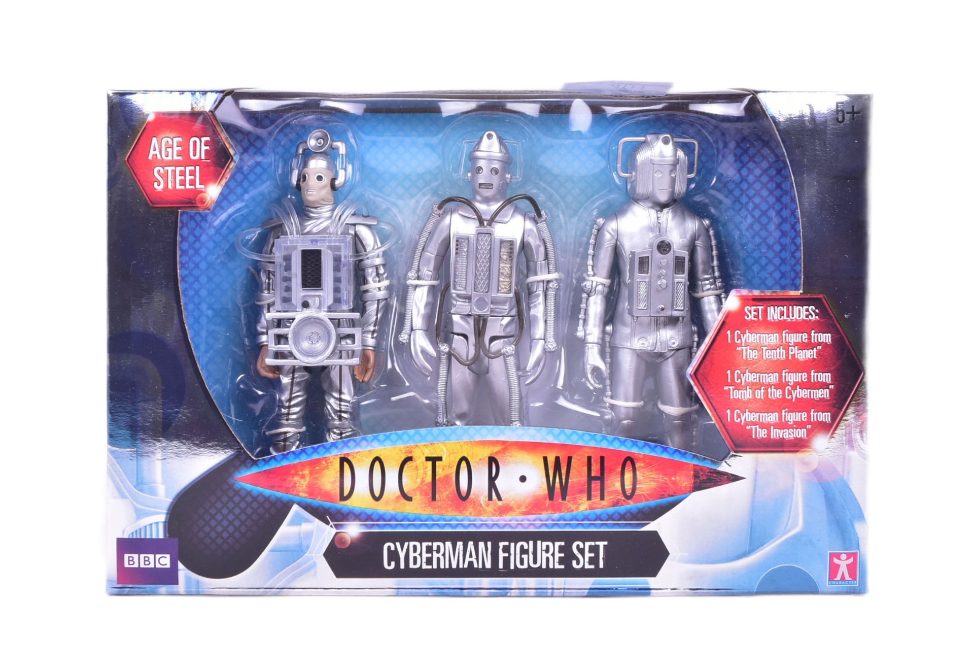 DOCTOR WHO - CHARACTER OPTIONS - AGE OF STEEL CYBERMAN FIGURE SET