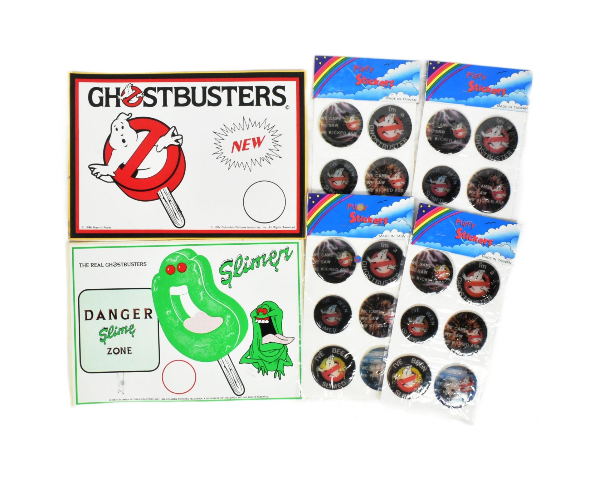 GHOSTBUSTERS - COLLECTION OF VINTAGE EX-SHOP STOCK MERCHANDISE