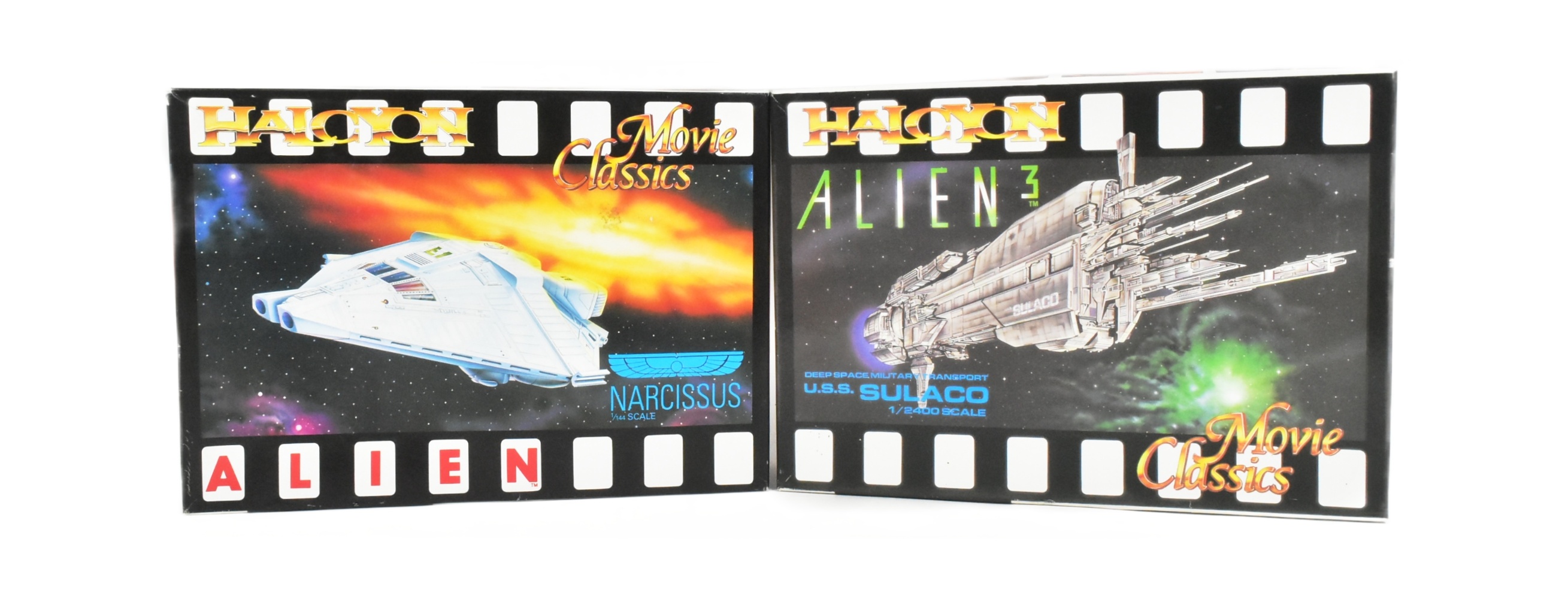 ALIEN - X2 VINTAGE PLASTIC MODEL KITS - ALIEN & ALIEN 3