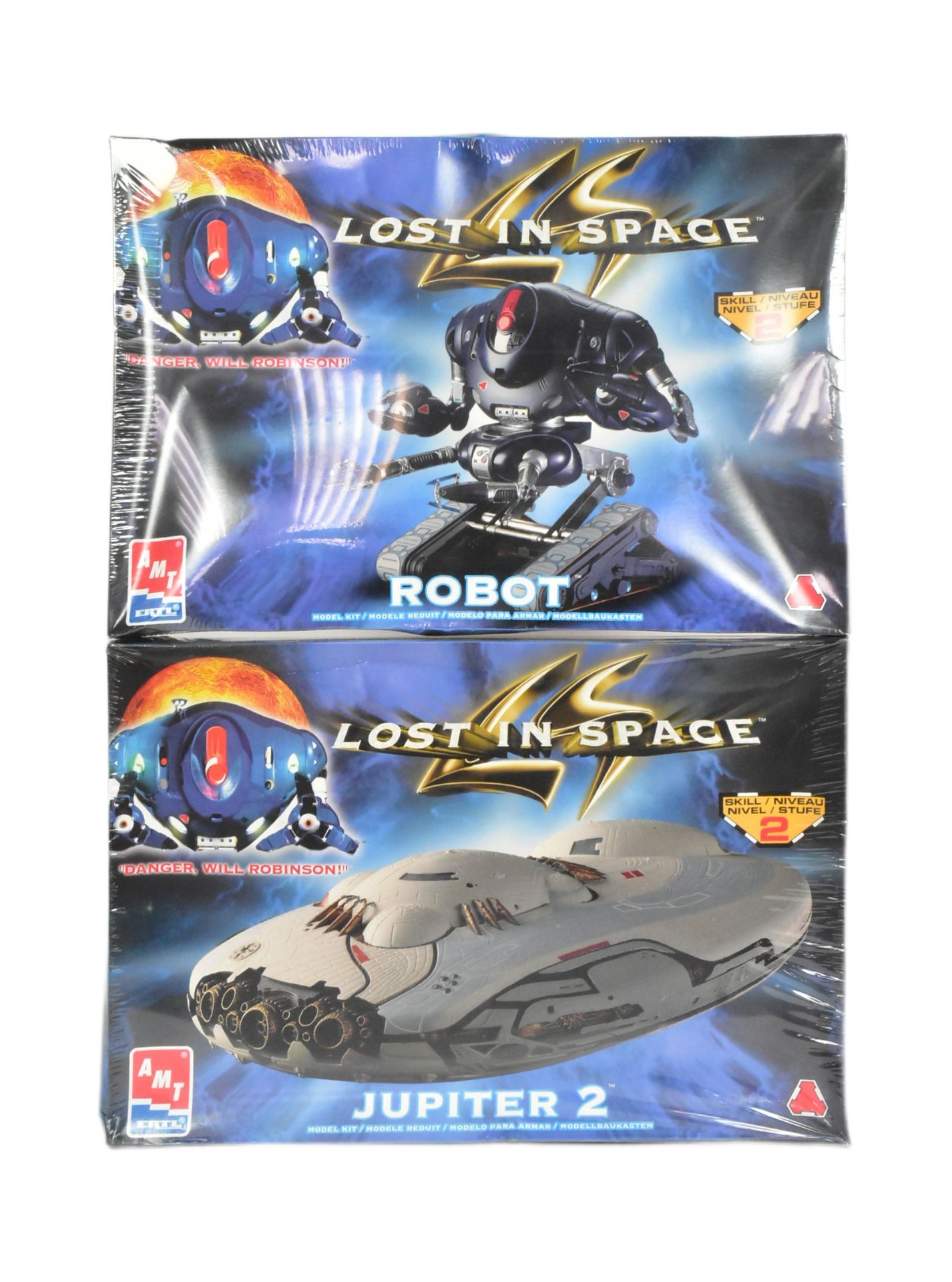 LOST IN SPACE - X2 ERTL MODEL KITS - ROBOT & JUPITER 2