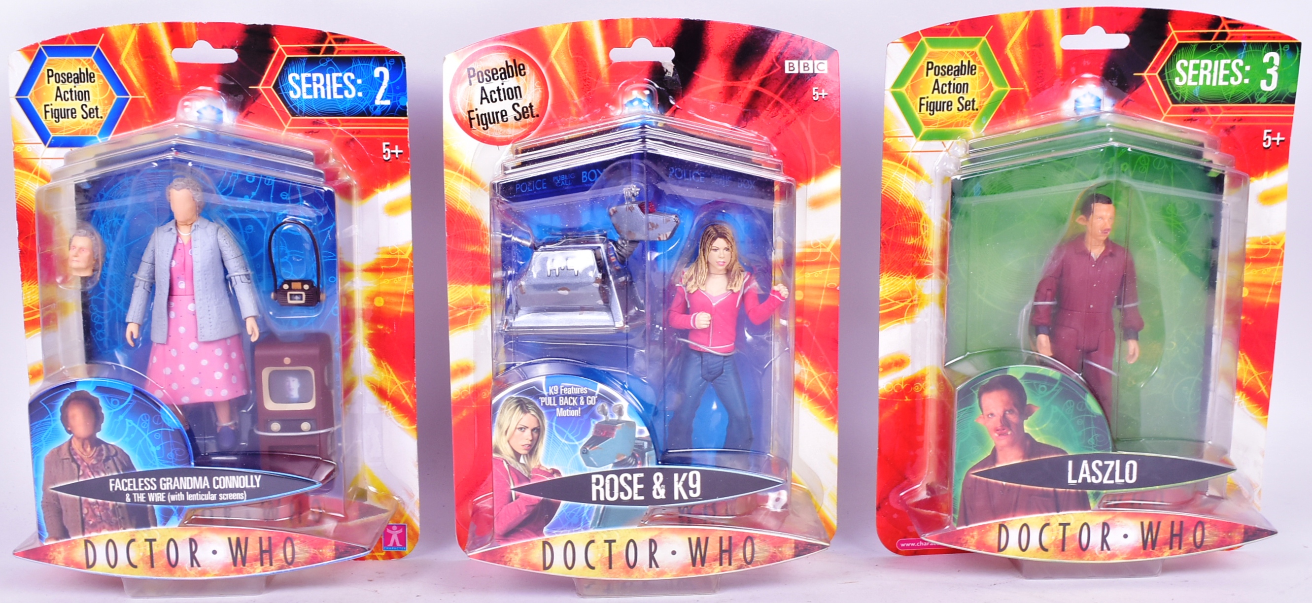 DOCTOR WHO - CHARACTER OPTIONS - CARDED ACTION FIGURES - Image 4 of 4