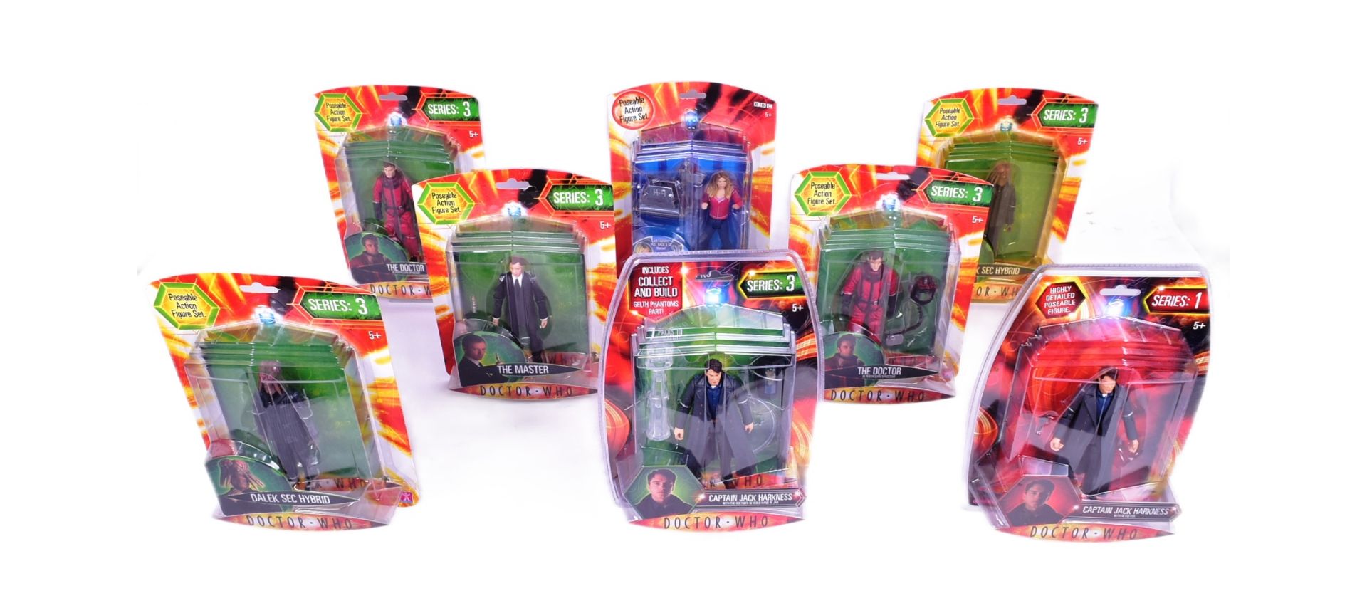 DOCTOR WHO - CHARACTER OPTIONS - CARDED ACTION FIGURES