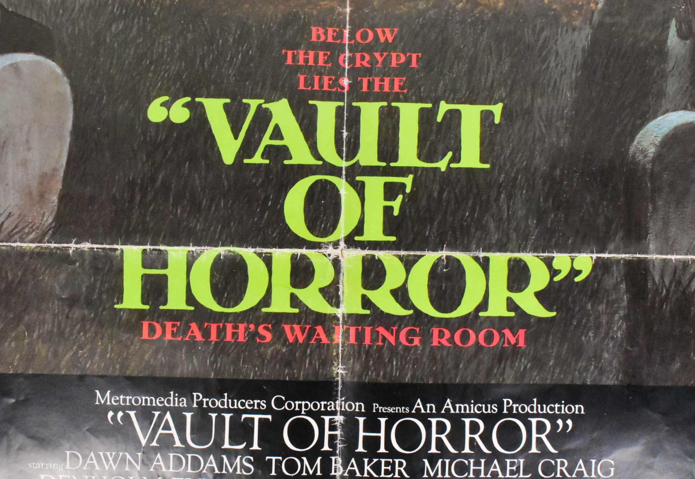 VAULT OF HORROR (1973) - ORIGINAL ONE SHEET MOVIE POSTER - Image 3 of 6