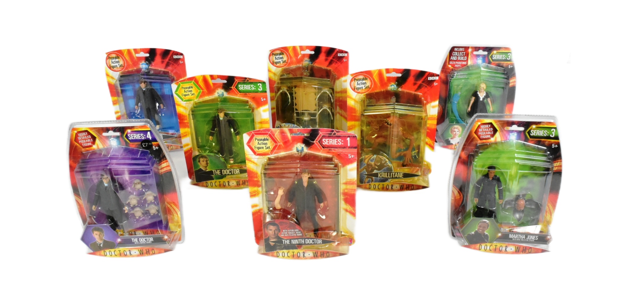 DOCTOR WHO - CHARACTER OPTIONS - CARDED ACTION FIGURES