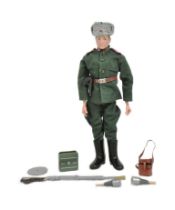 ACTION MAN - PALITOY - VINTAGE RUSSIAN INFANTRYMAN DOLL / FIGURE