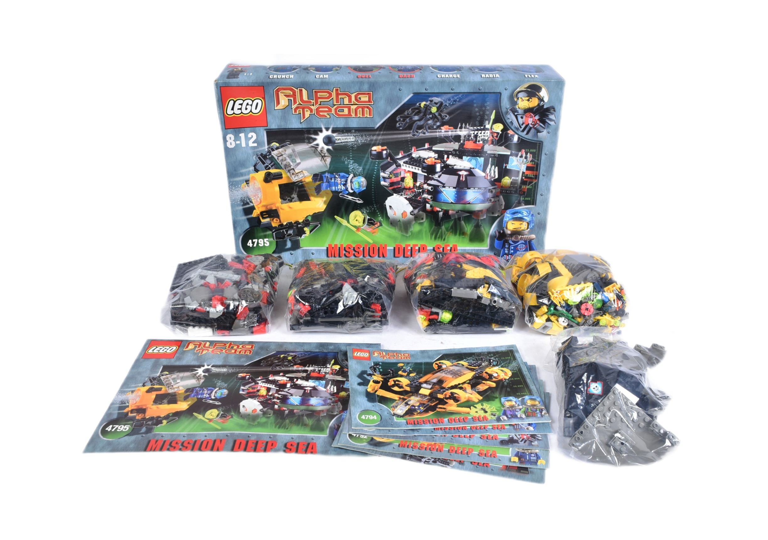 LEGO - COLLECTION OF LEGO AQUA TEAM SETS