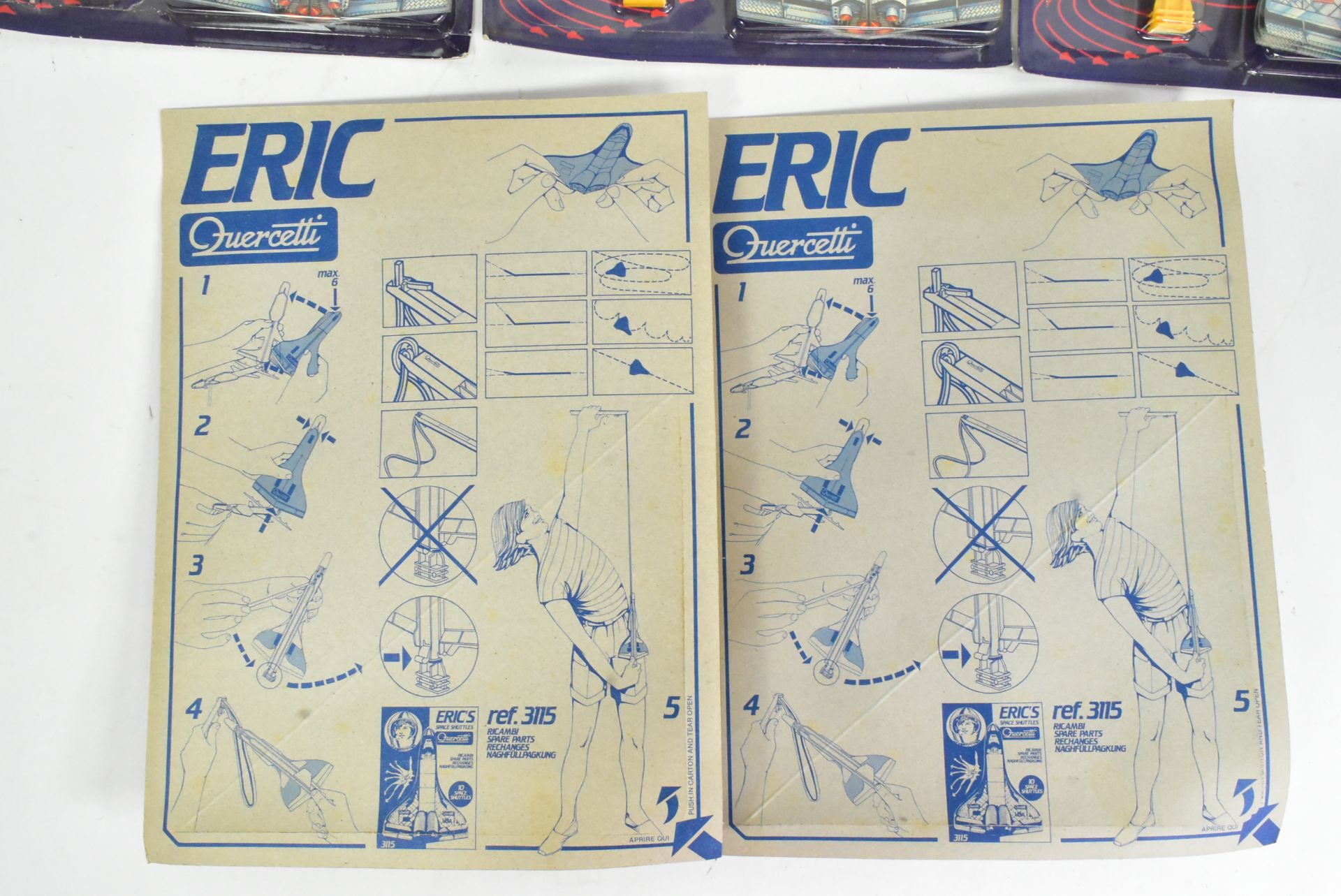 'ERIC' QUERCETTI VINTAGE SPACE SHUTTLE RACK PACK SETS - Image 4 of 4