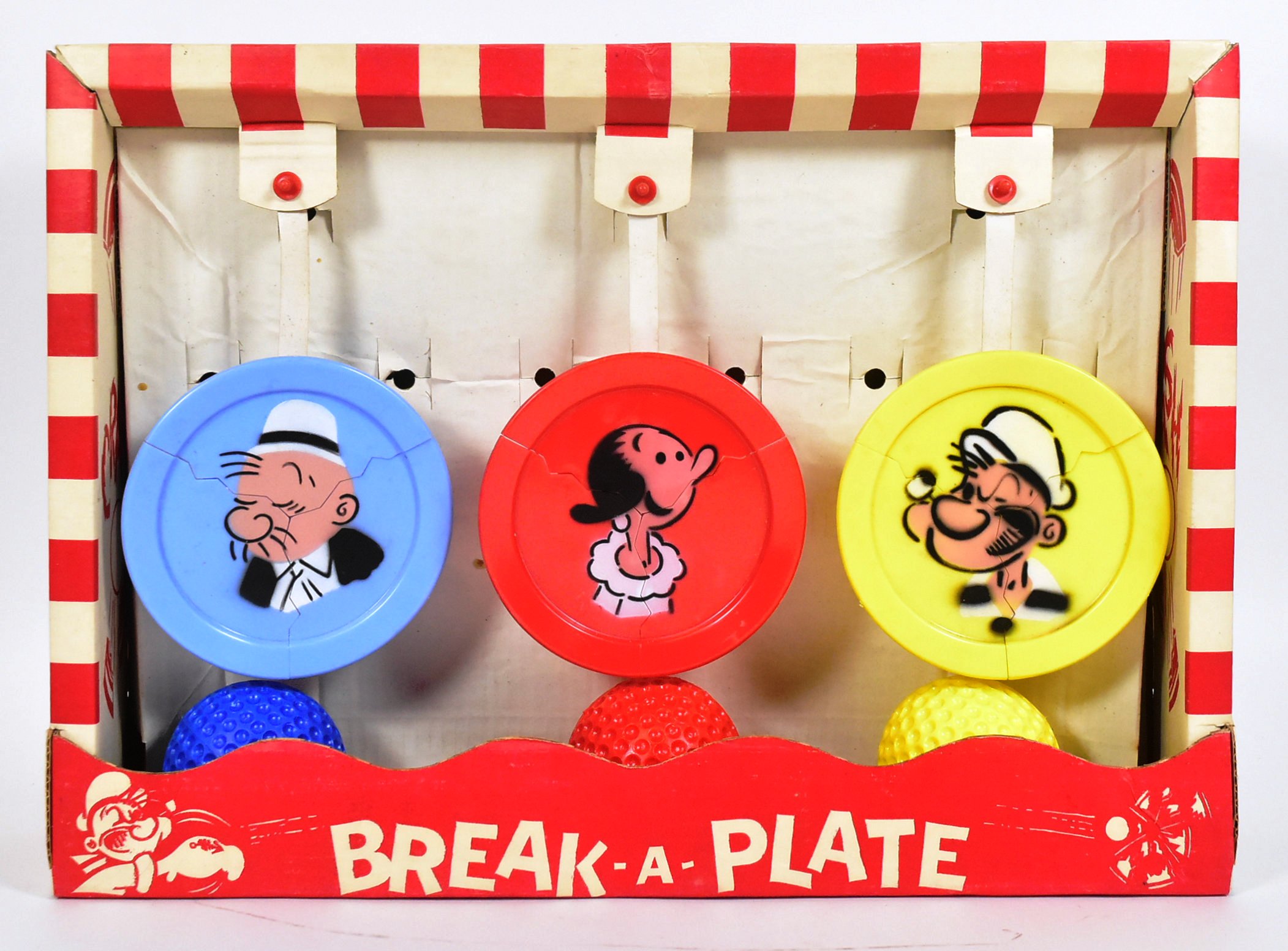 POPEYE - VINTAGE COMBEX POPEYE BREAK A PLATE GAME - Image 2 of 5