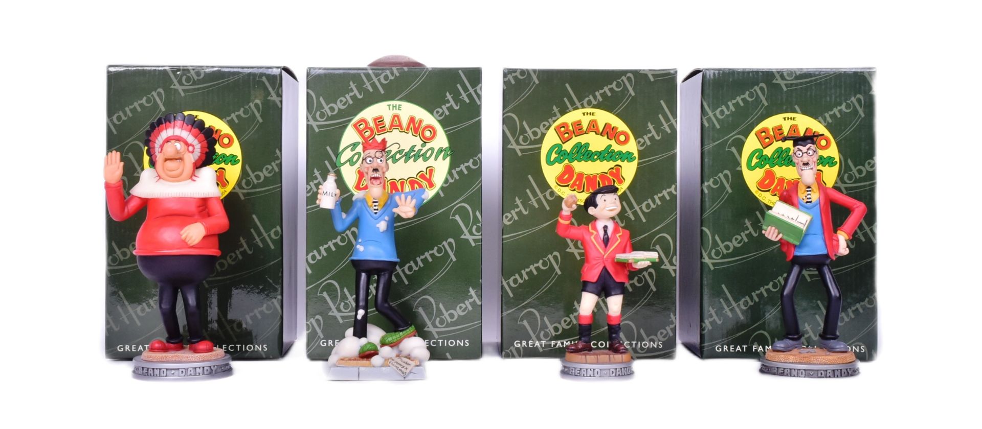 ROBERT HARROP - BEANO - X4 LIMITED EDITION FIGURINES