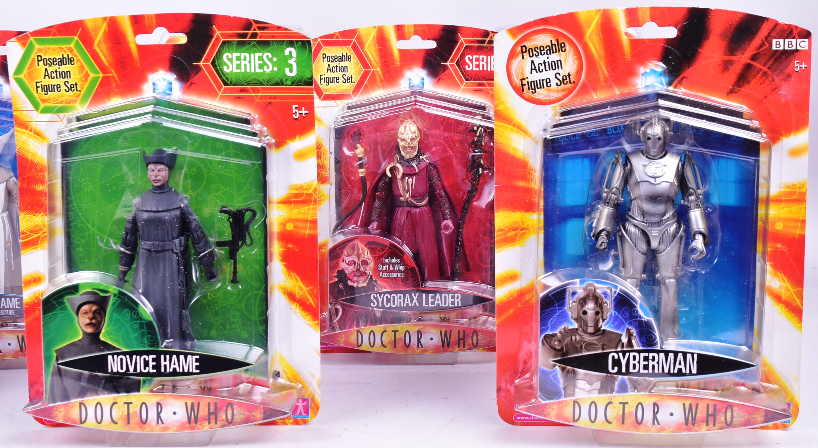 DOCTOR WHO - CHARACTER OPTIONS - CARDED ACTION FIGURES - Image 2 of 4