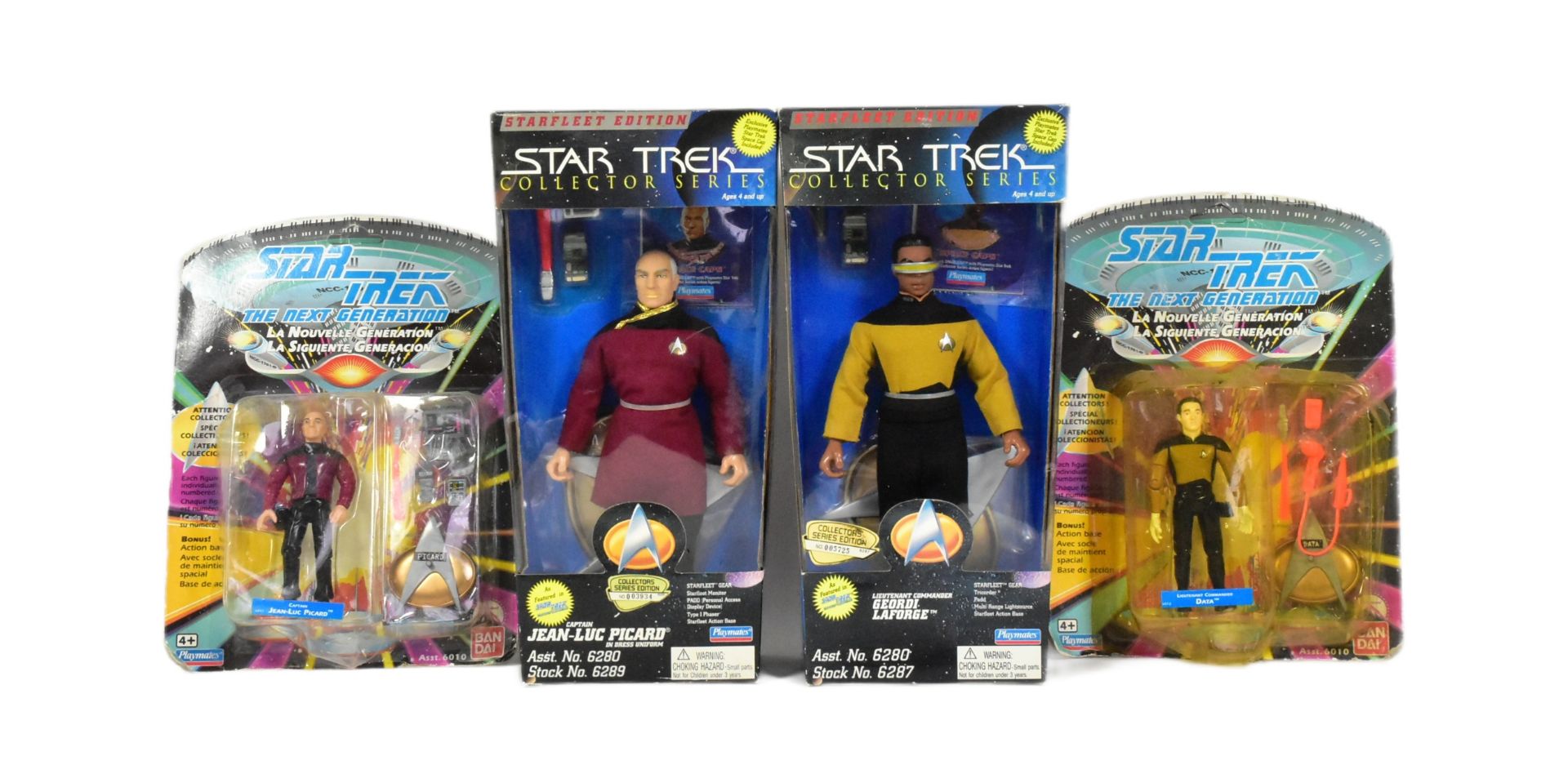 ACTION FIGURES - VINTAGE PLAYMATES STAR TREK FIGURES