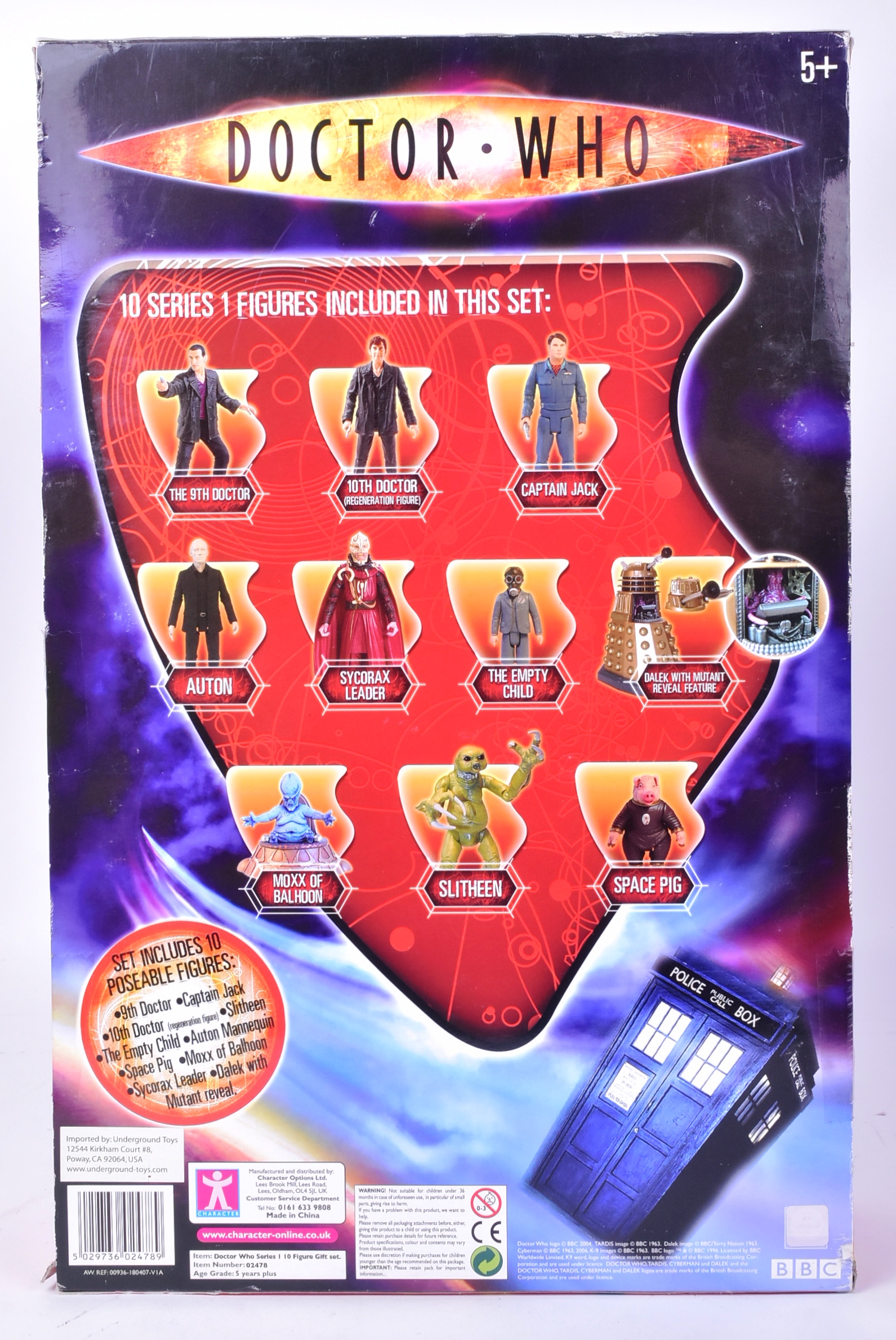 DOCTOR WHO - CHARACTER OPTIONS 10 FIGURE GIFT SET - Image 6 of 6