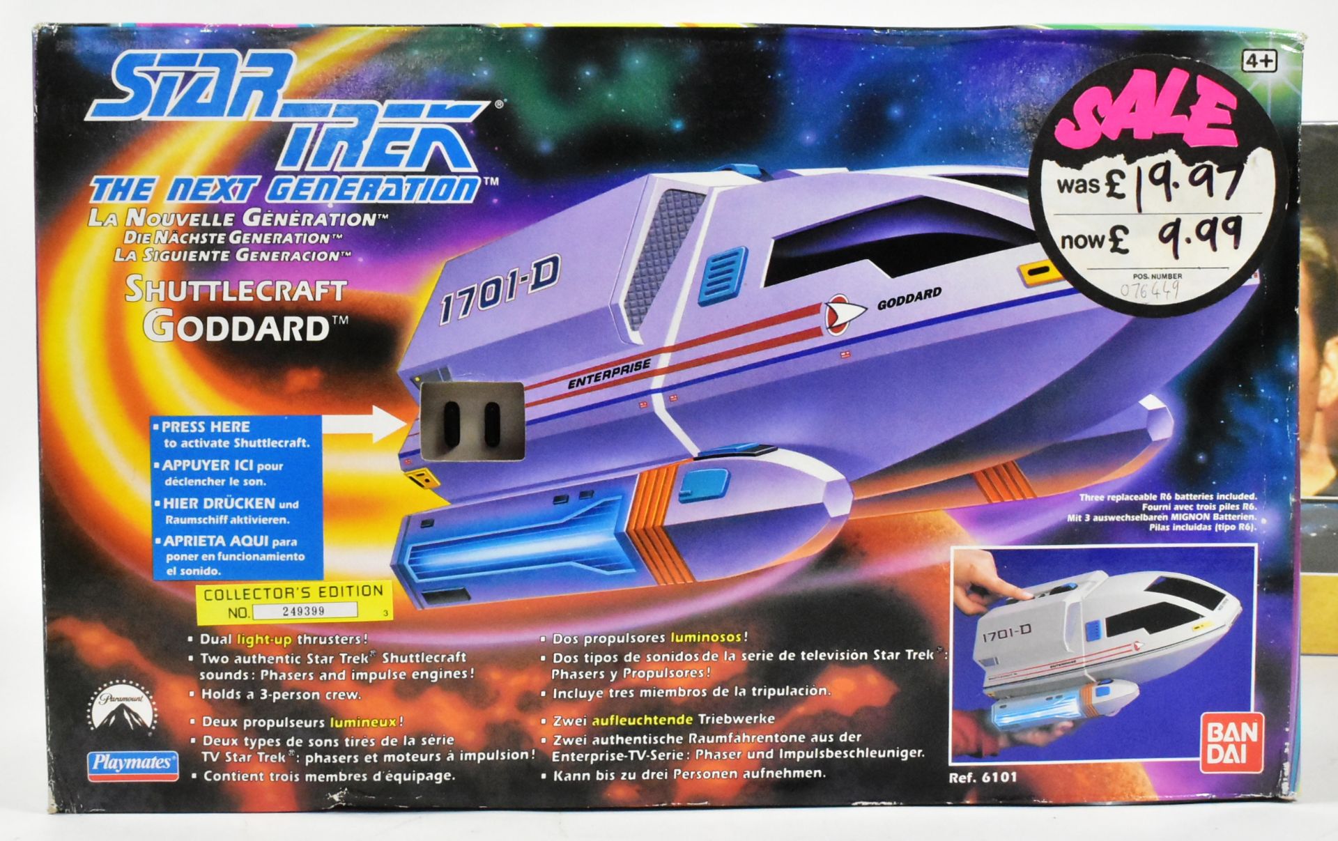 STAR TREK - BANDAI SHUTTLECRAFT GODDARD & FINAL FRONTIER BOARD GAME - Image 3 of 4