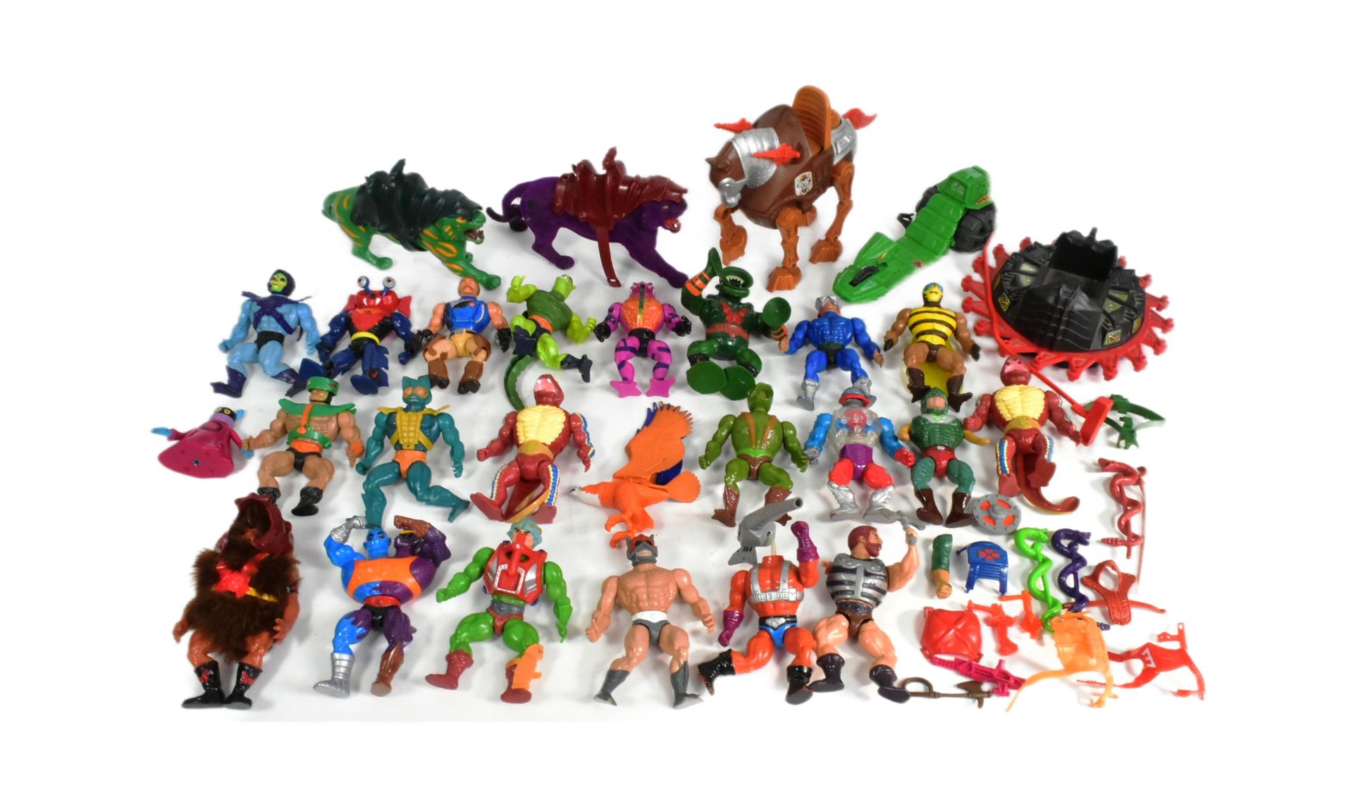 MASTERS OF THE UNIVERSE - MOTU - COLLECTION OF ACTION FIGURES