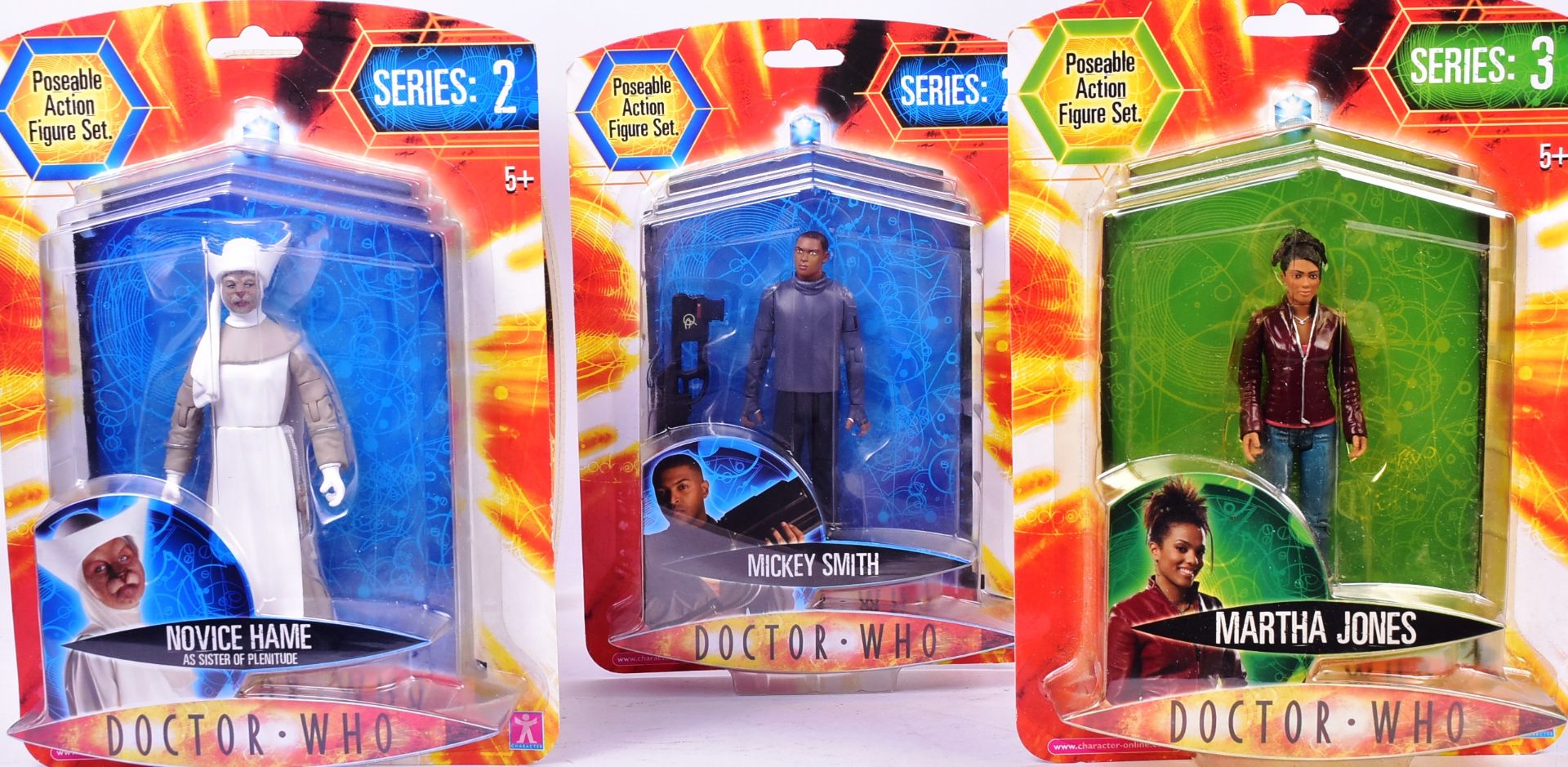 DOCTOR WHO - CHARACTER OPTIONS - CARDED ACTION FIGURES - Image 2 of 4