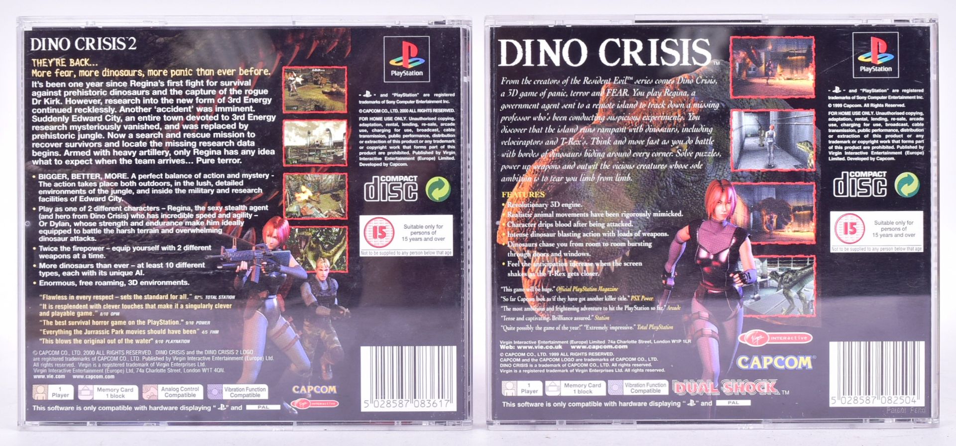 RETRO GAMING - PLAYSTATION 1 - DINO CRISIS 1 & 2 - Bild 4 aus 7