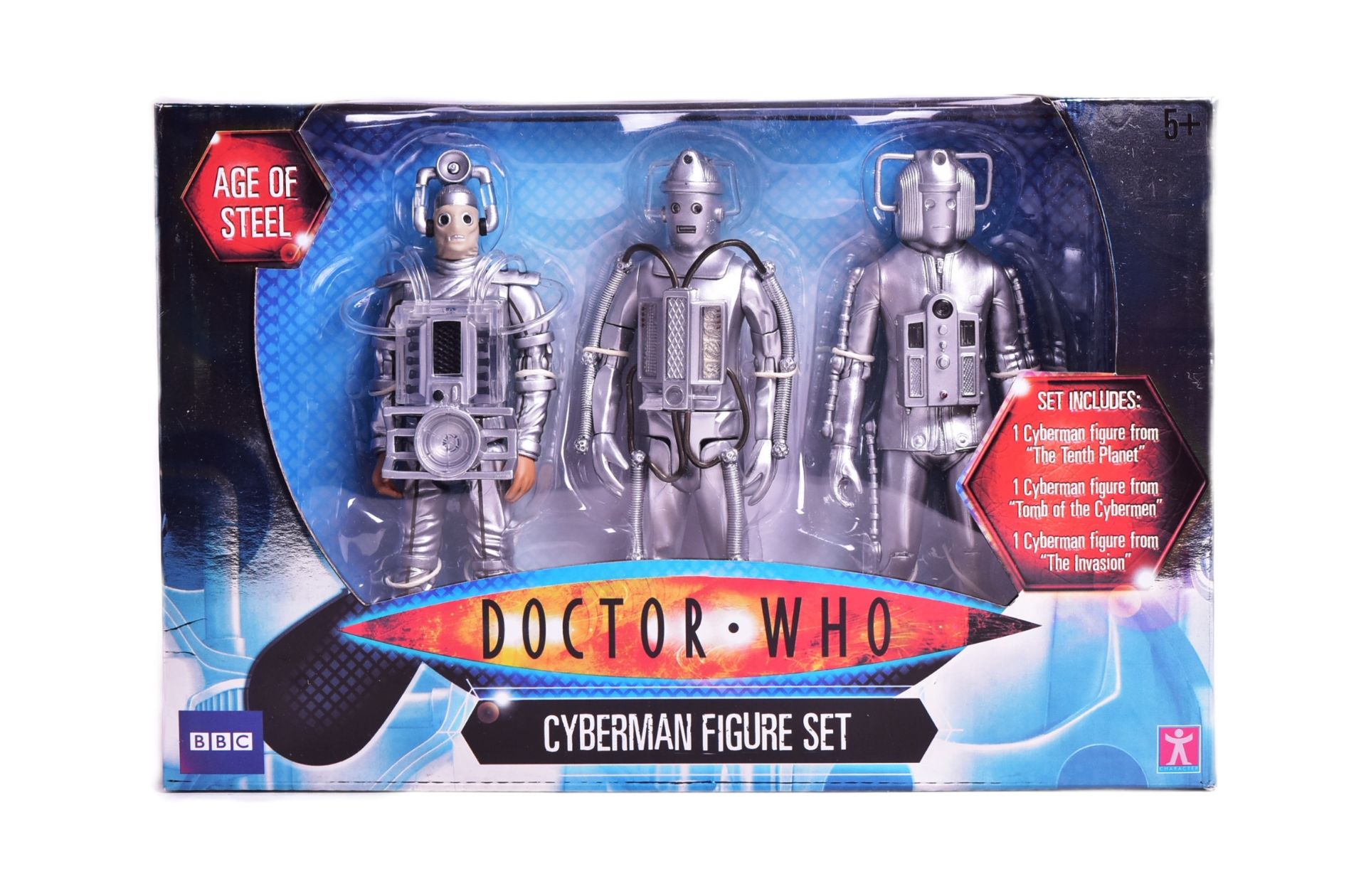 DOCTOR WHO - CHARACTER OPTIONS - AGE OF STEEL CYBERMAN FIGURE SET