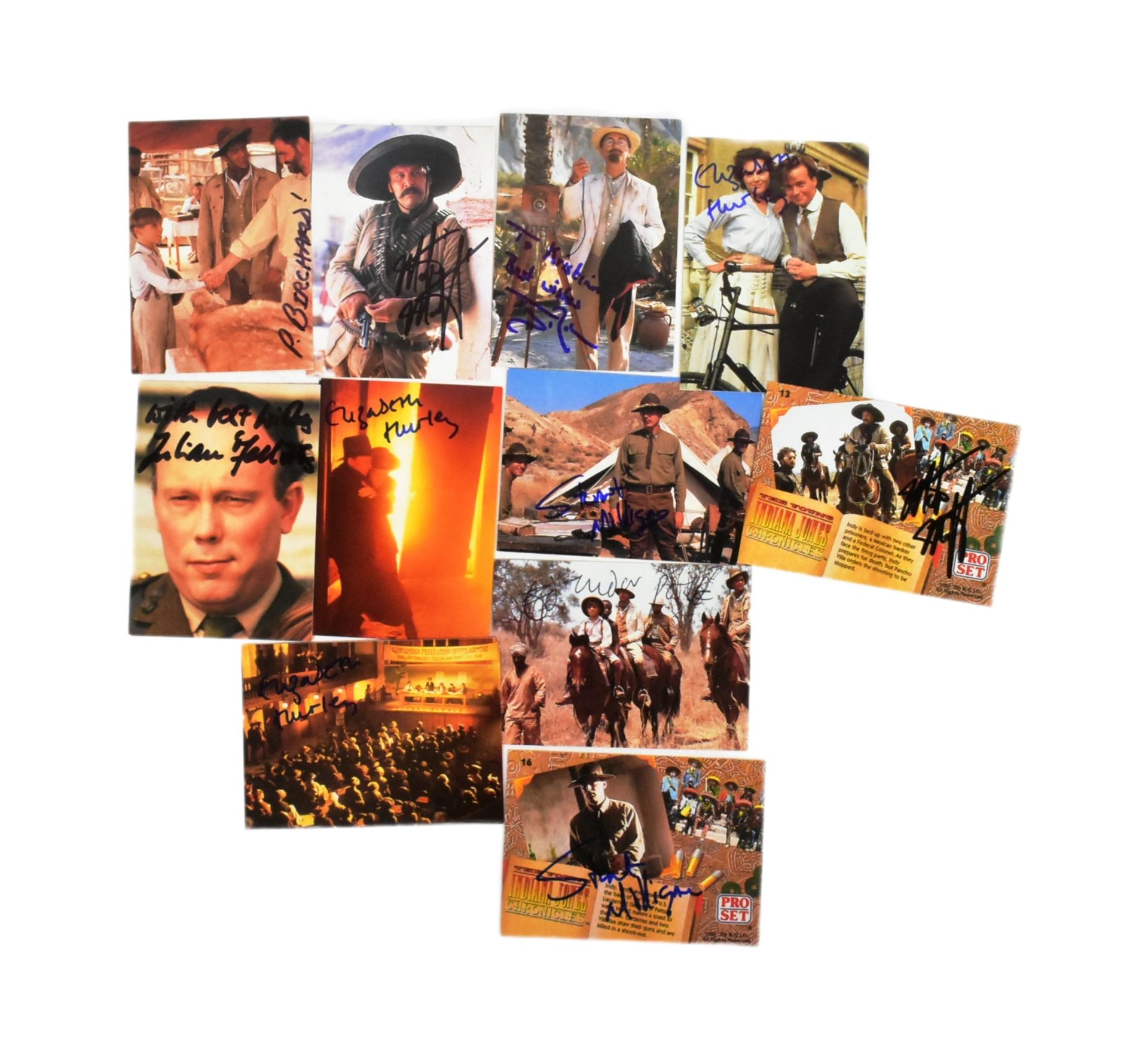 INDIANA JONES - THE YOUNG INDIANA JONES CHRONICLES SIGNED CARDS