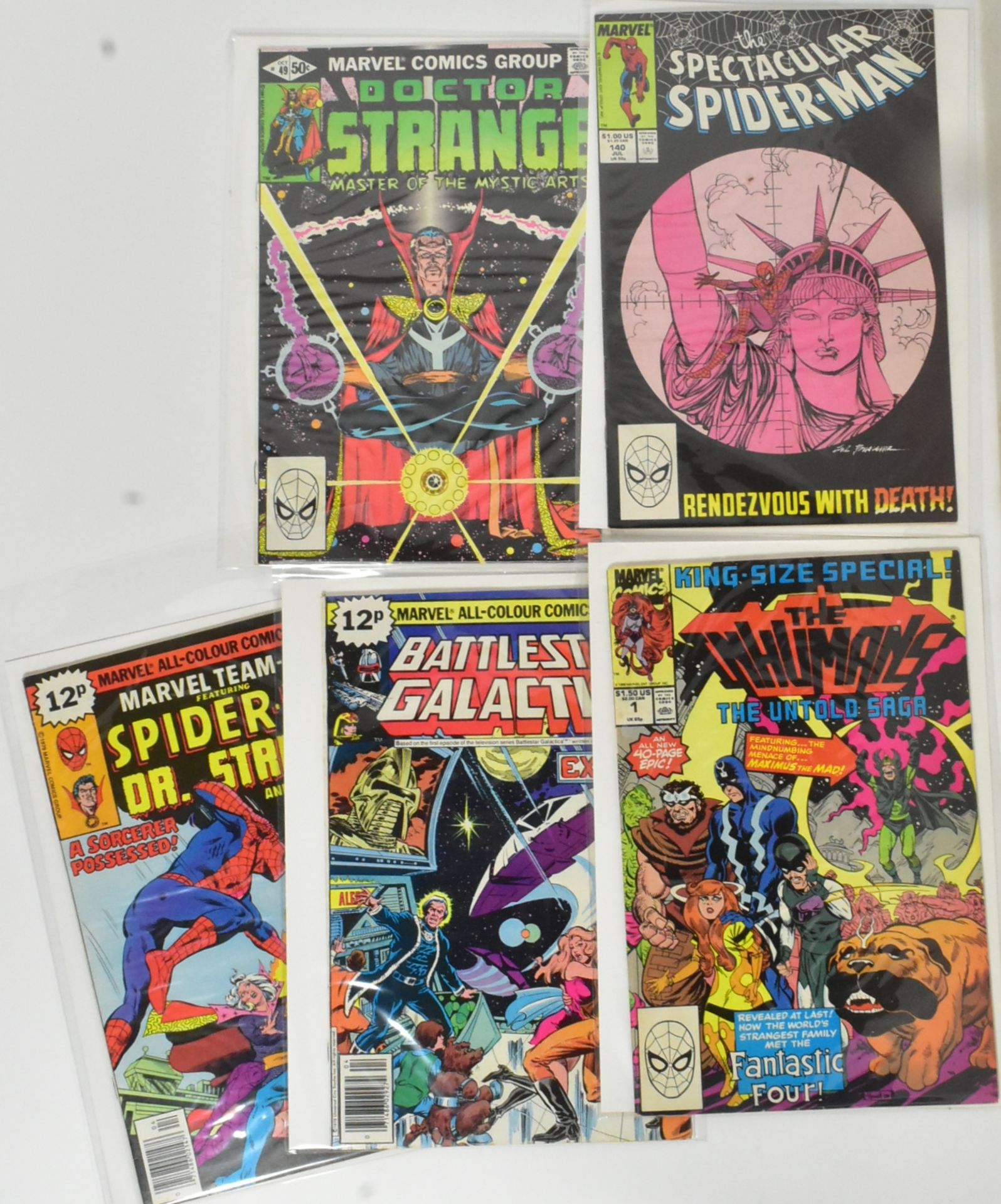 COMICS - COLLECTION OF VINTAGE MARVEL COMIC BOOKS - Image 2 of 4