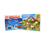 RETRO TOYS - VINTAGE AIRFIX WEEBLES & PLAYMOBIL COUNTRY FARM HOUSE