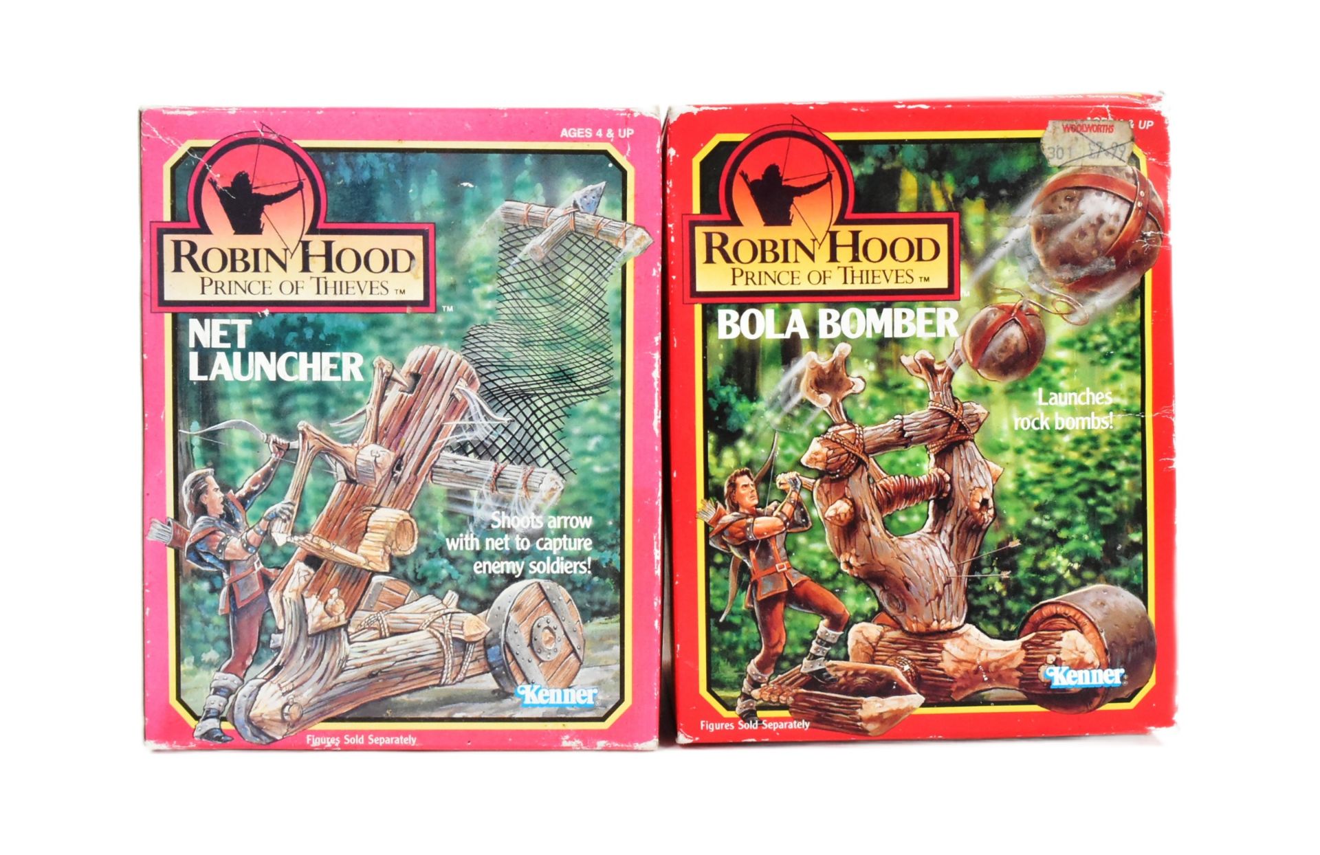 ROBIN HOOD PRINCE OF THIEVES - VINTAGE KENNER ROBIN HOOD PLAYSETS