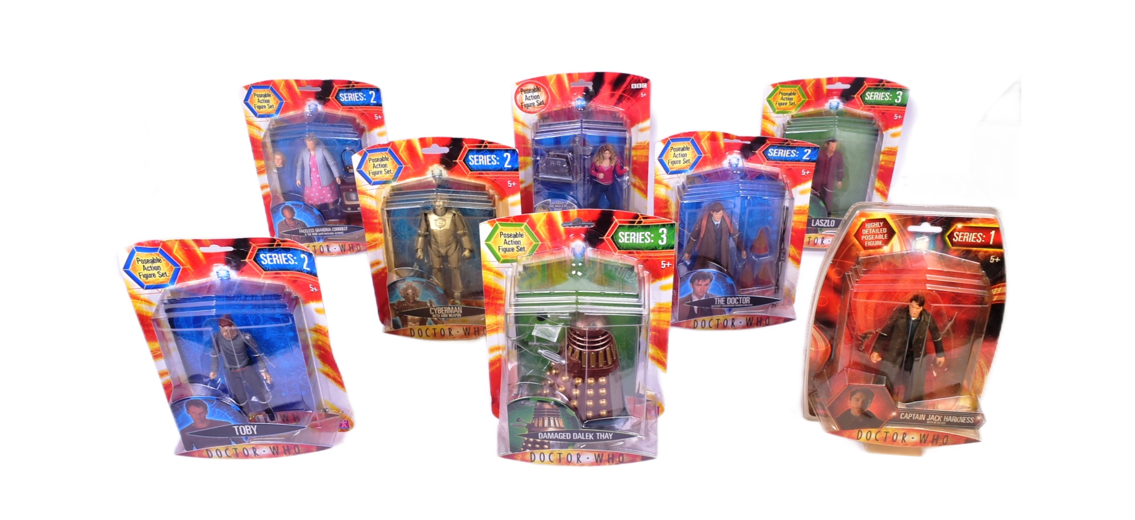 DOCTOR WHO - CHARACTER OPTIONS - CARDED ACTION FIGURES