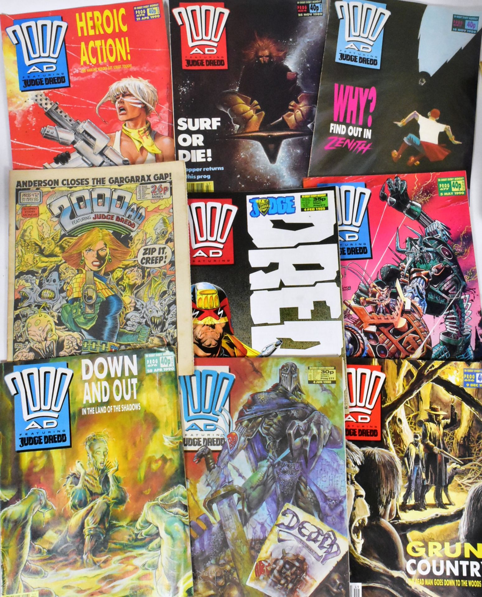 COMIC BOOKS - COLLECTION OF VINTAGE 2000AD COMICS - Bild 3 aus 4