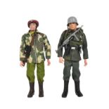 ACTION MAN - X2 VINTAGE PALITOY ACTION MAN FIGURES