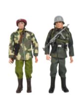 ACTION MAN - X2 VINTAGE PALITOY ACTION MAN FIGURES