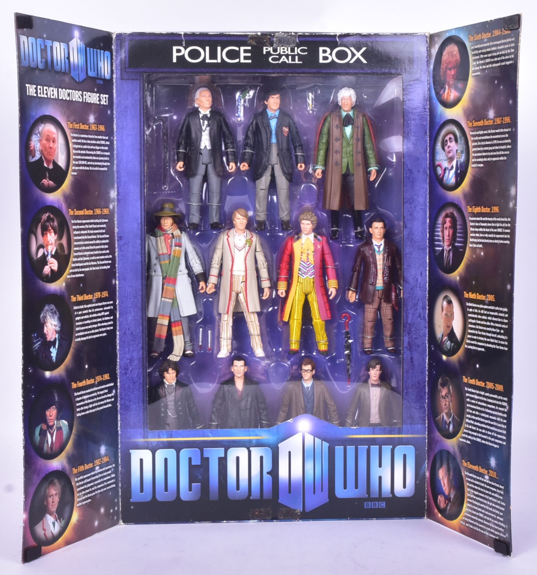 DOCTOR WHO - CHARACTER OPTIONS - ELEVEN DOCTOR FIGURE SET - Image 2 of 5